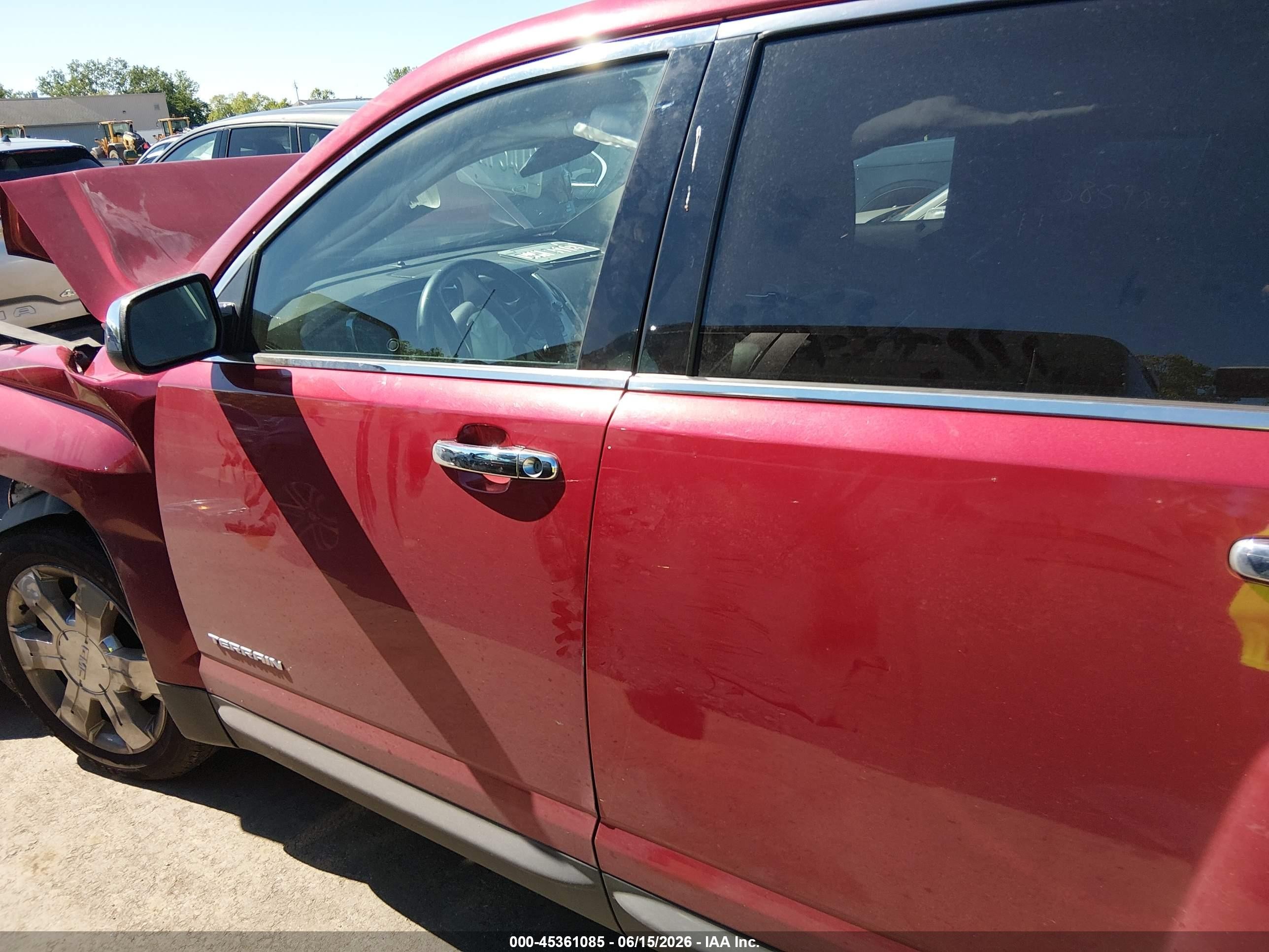 2015 Gmc Terrain Slt-1 Red vin: 2GKFLSE39F6414155
