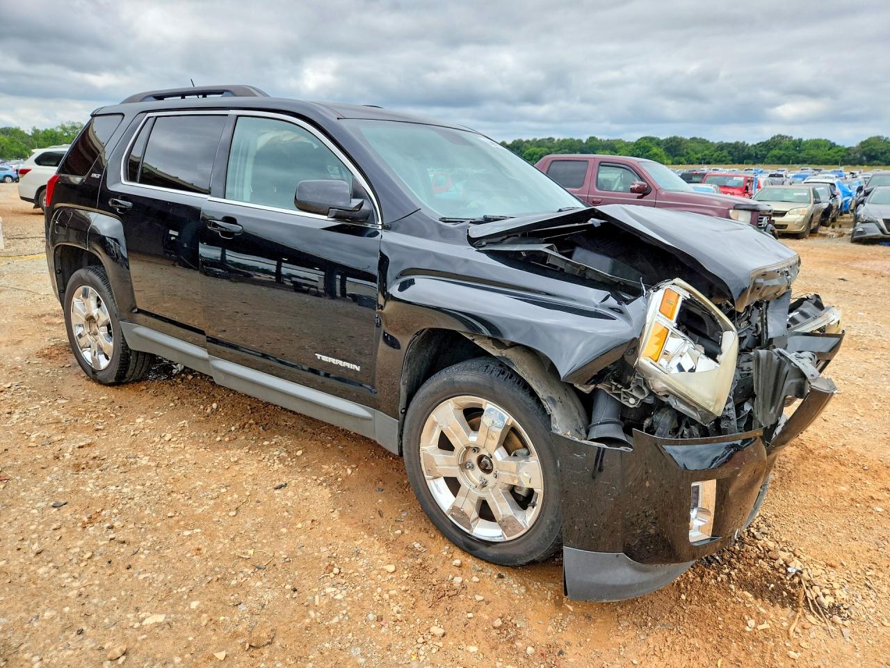 2014 Gmc Terrain Slt Black vin: 2GKFLSE3XE6298947
