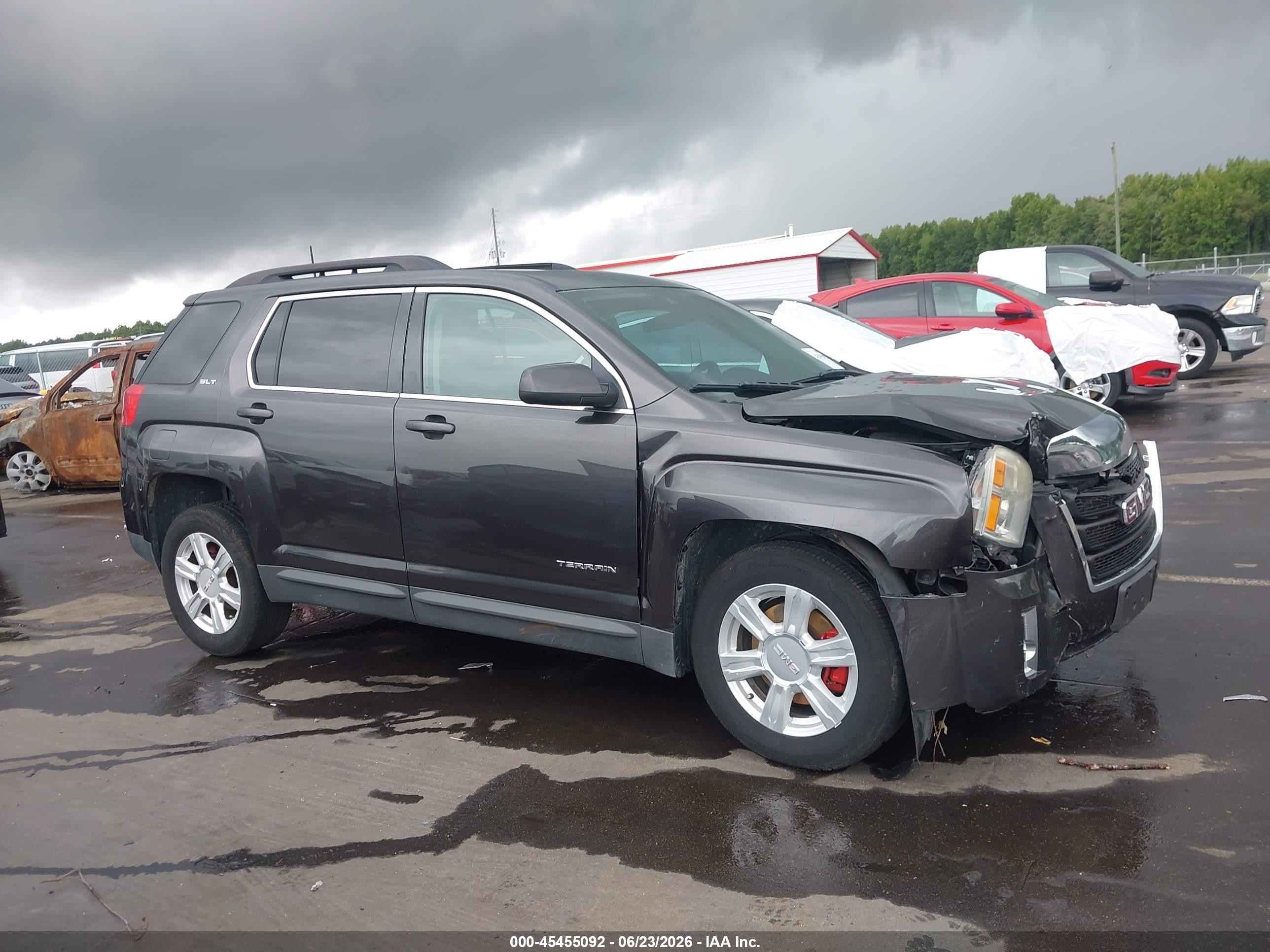 2015 Gmc Terrain Slt-1 Gray vin: 2GKFLSE3XF6317448