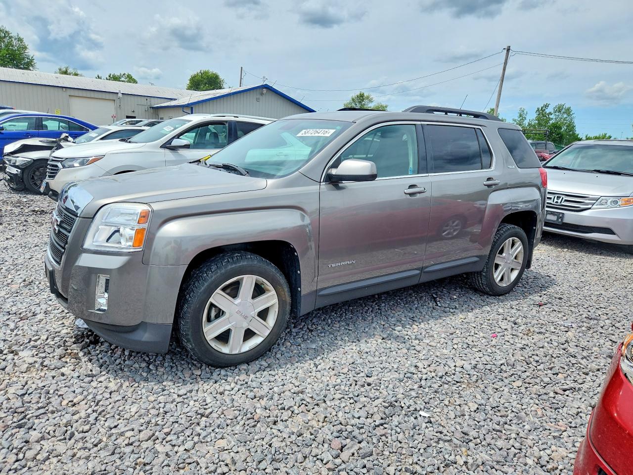 2012 Gmc Terrain Sle Gray vin: 2GKFLSE50C6309453