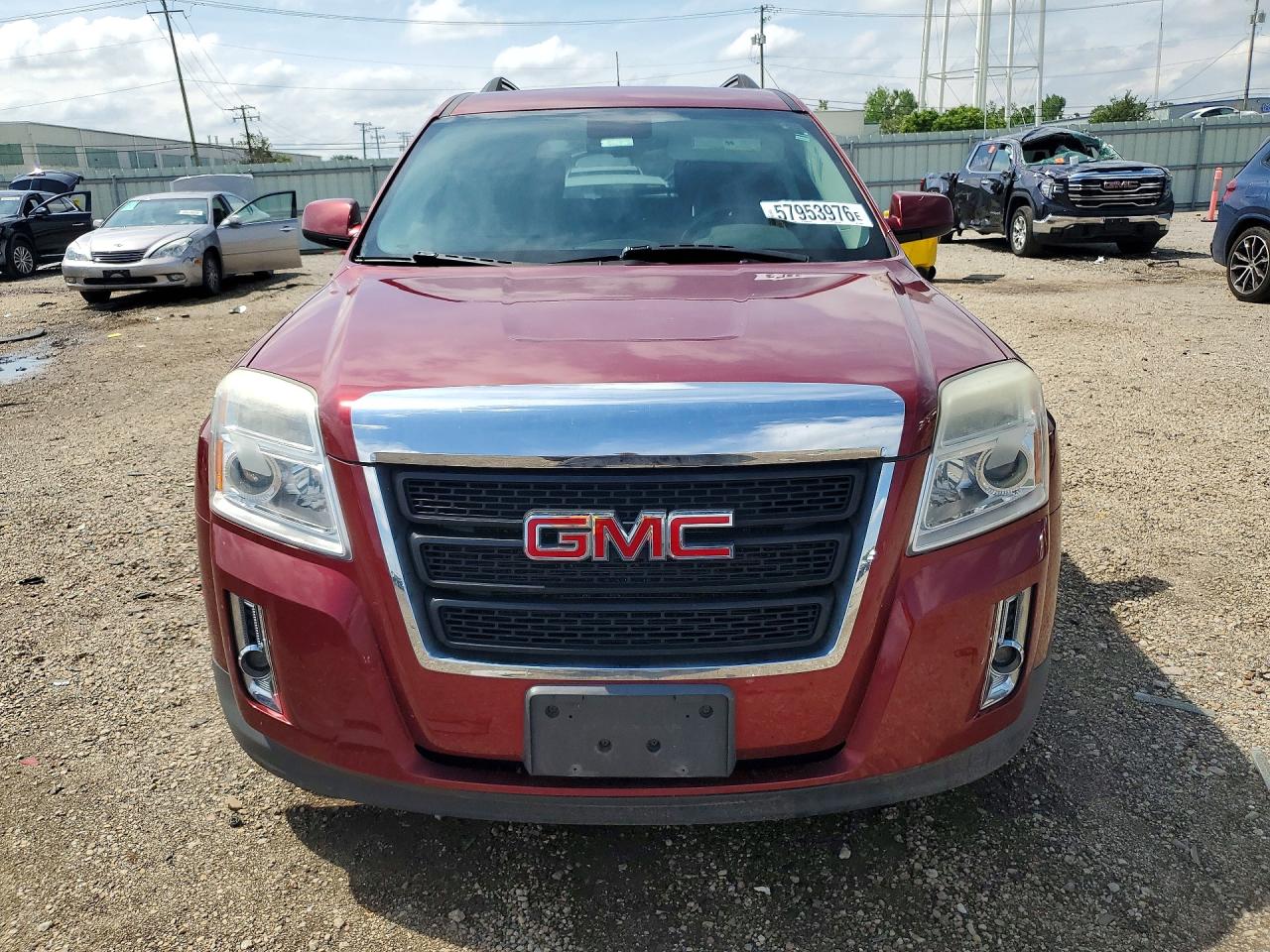 2012 Gmc Terrain Sle Burgundy vin: 2GKFLSE52C6336198