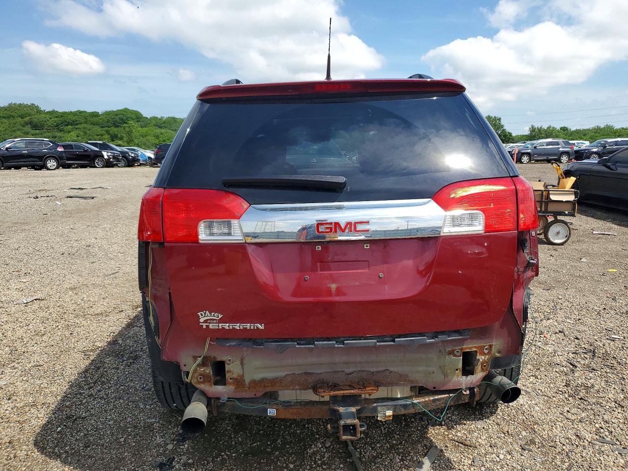 2012 Gmc Terrain Sle Burgundy vin: 2GKFLSE52C6336198