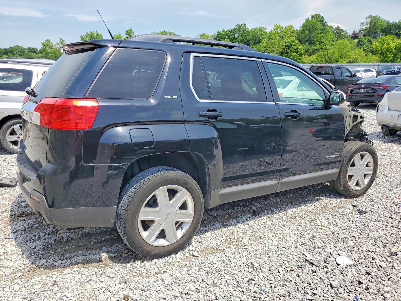 2012 Gmc Terrain Sle Черный vin: 2GKFLSE52C6377690