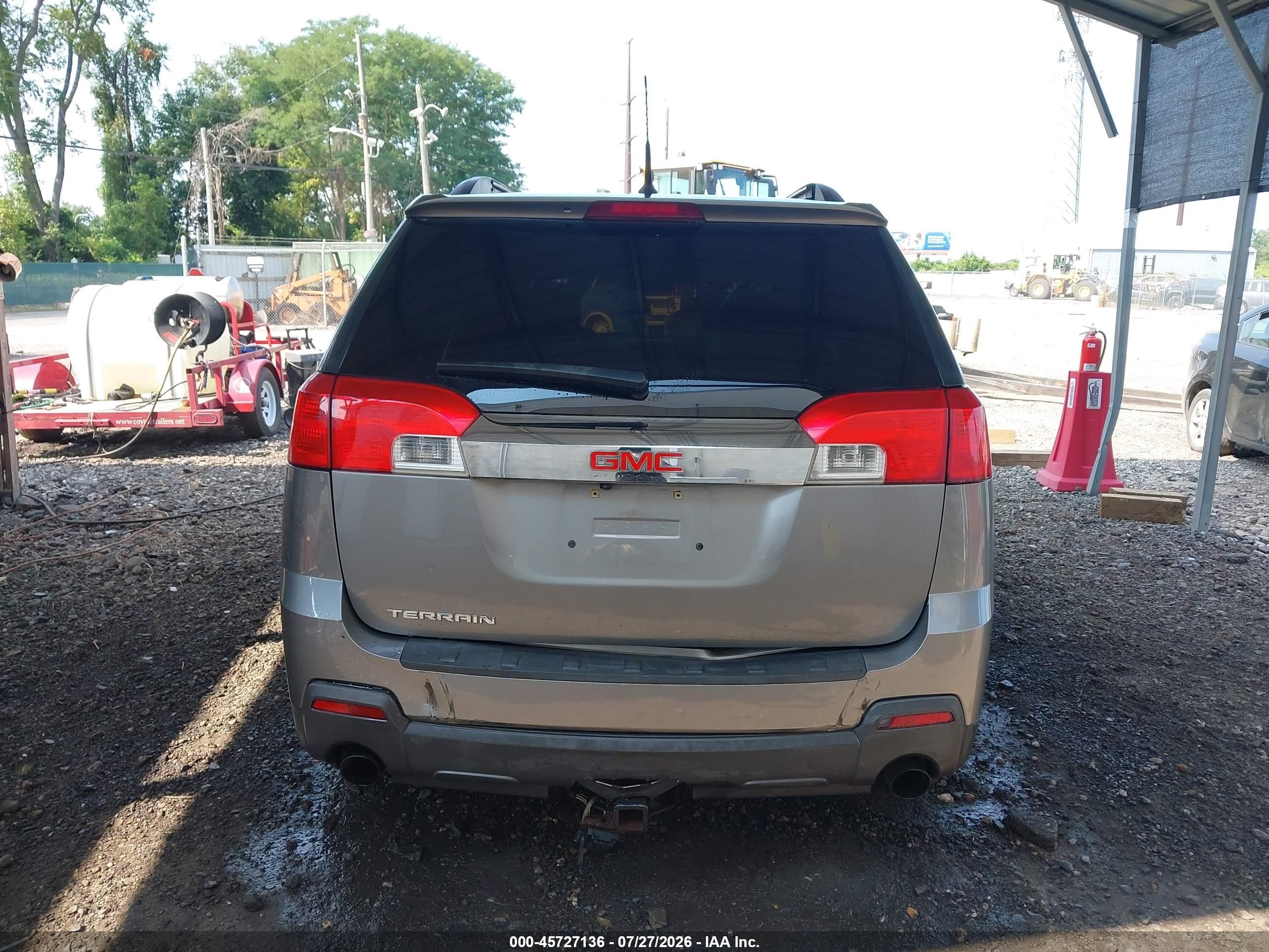 2012 Gmc Terrain Sle-2 Brown vin: 2GKFLSE53C6232643