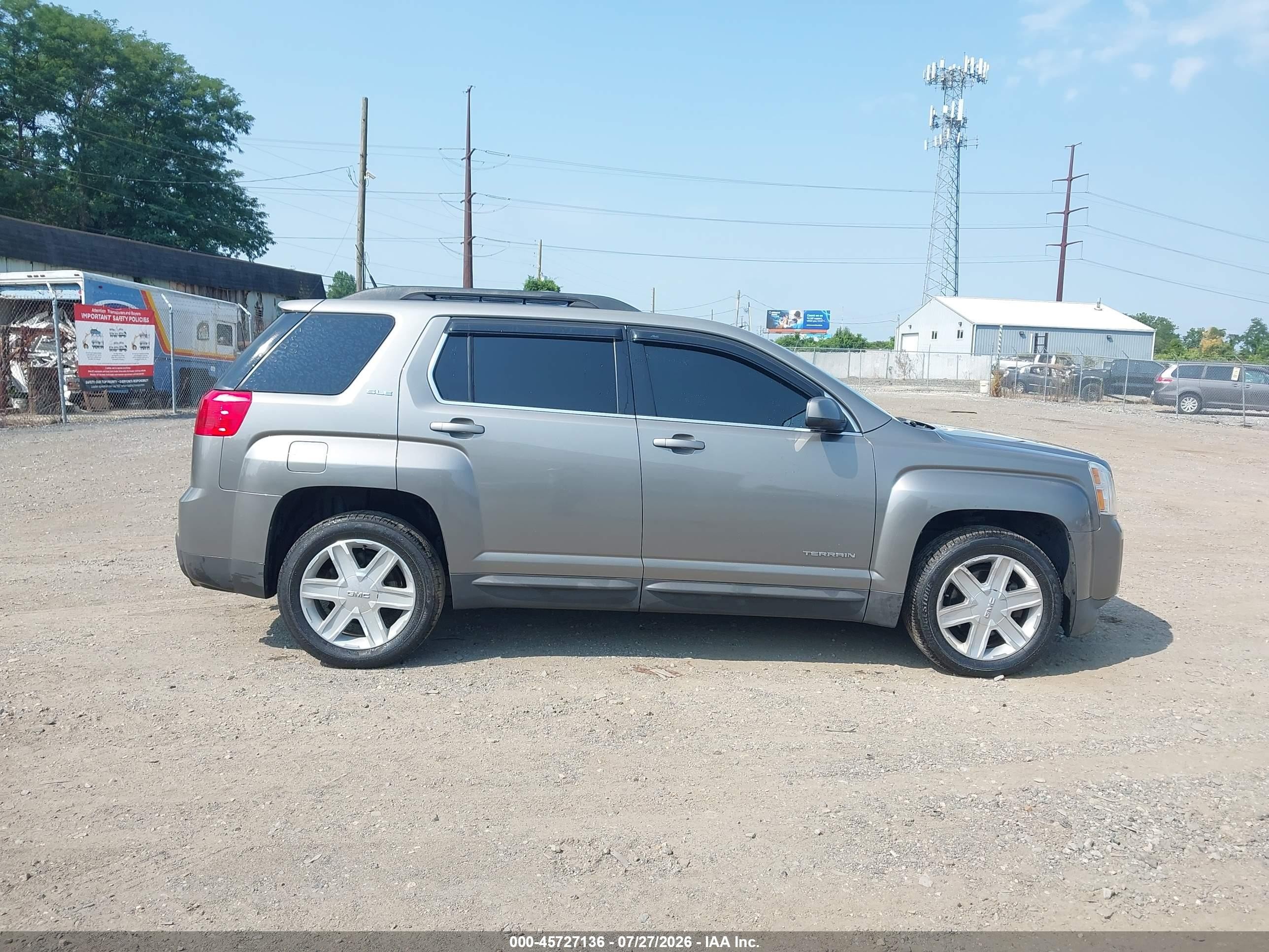 2012 Gmc Terrain Sle-2 Brown vin: 2GKFLSE53C6232643