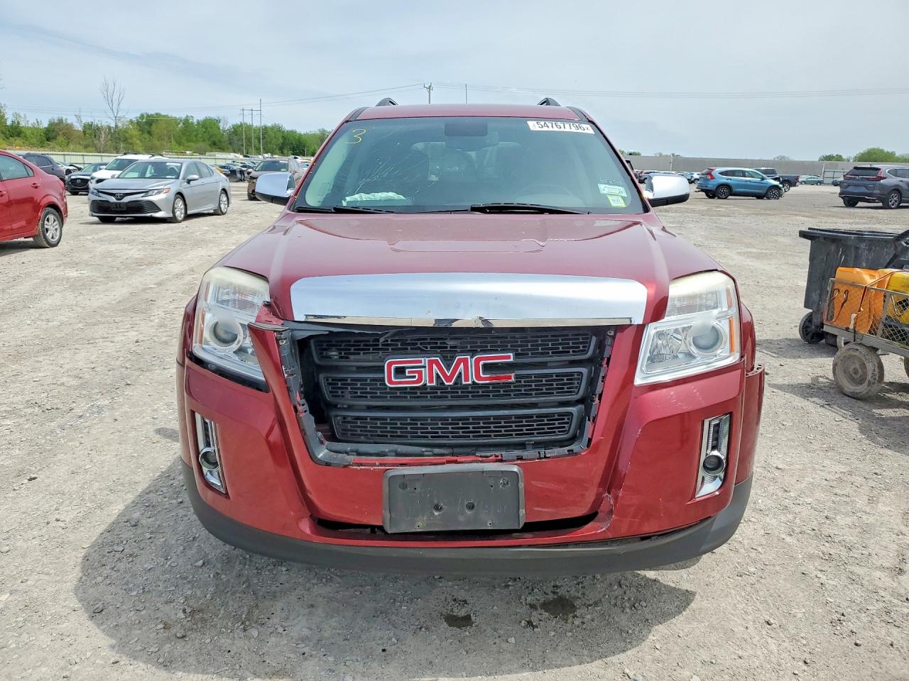2012 Gmc Terrain Sle Red vin: 2GKFLSE53C6309155