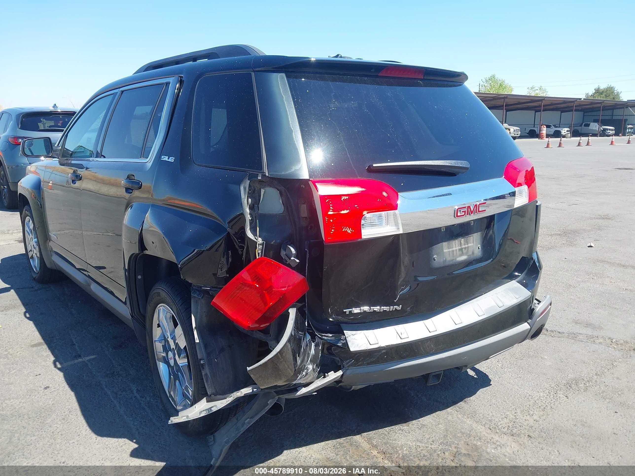 2012 Gmc Terrain Sle-2 Black vin: 2GKFLSE54C6170301
