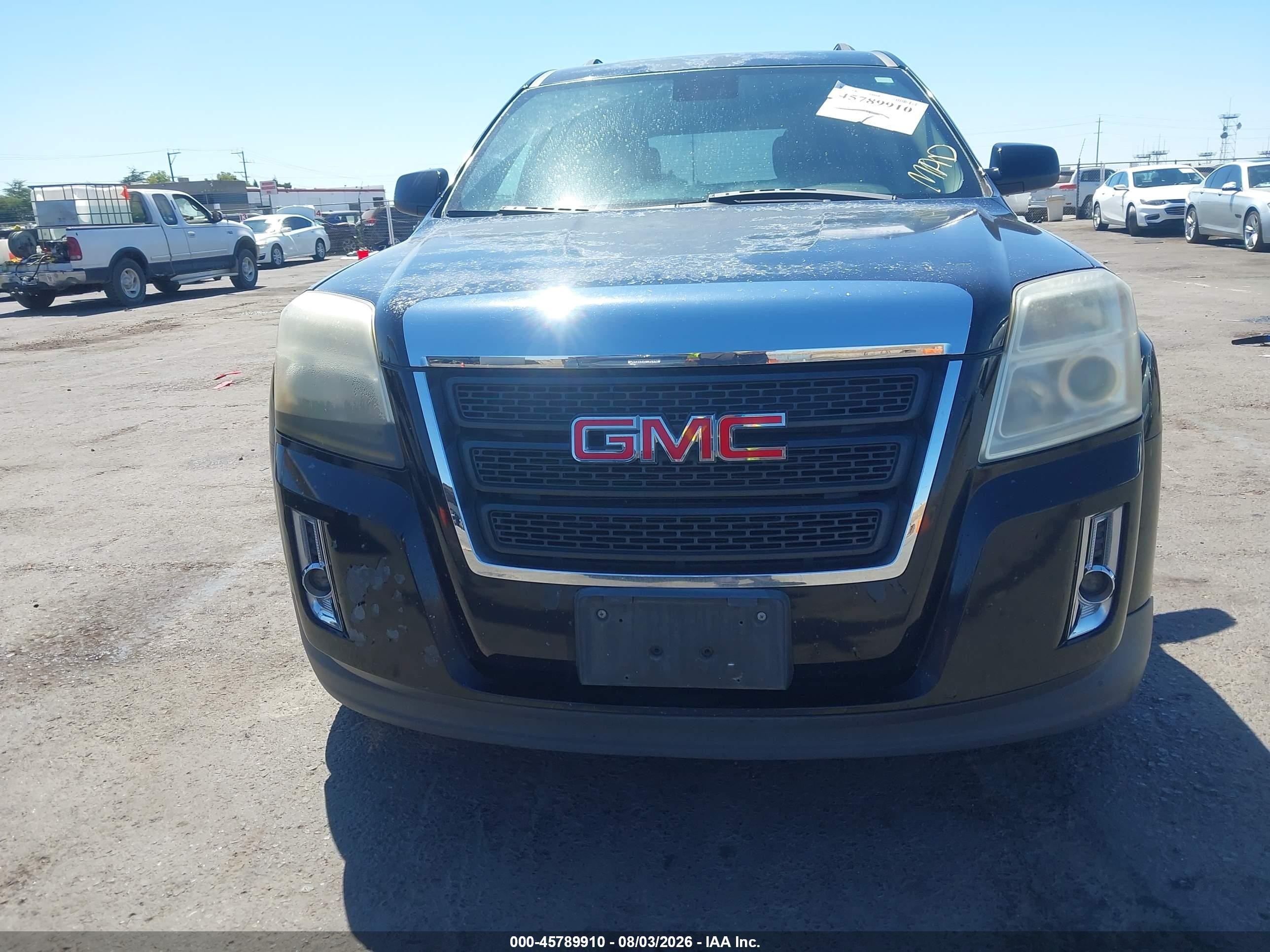 2012 Gmc Terrain Sle-2 Black vin: 2GKFLSE54C6170301