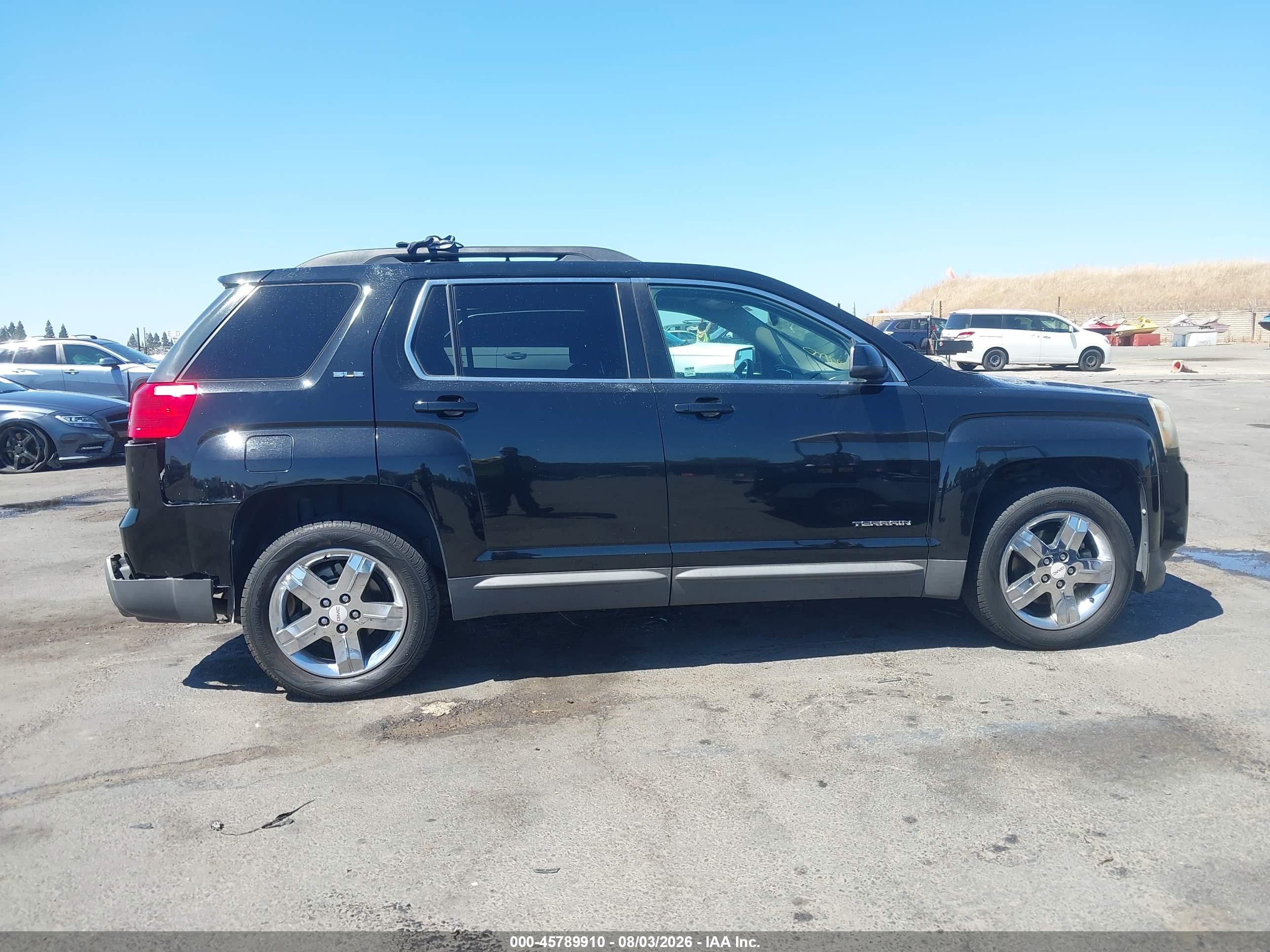 2012 Gmc Terrain Sle-2 Black vin: 2GKFLSE54C6170301