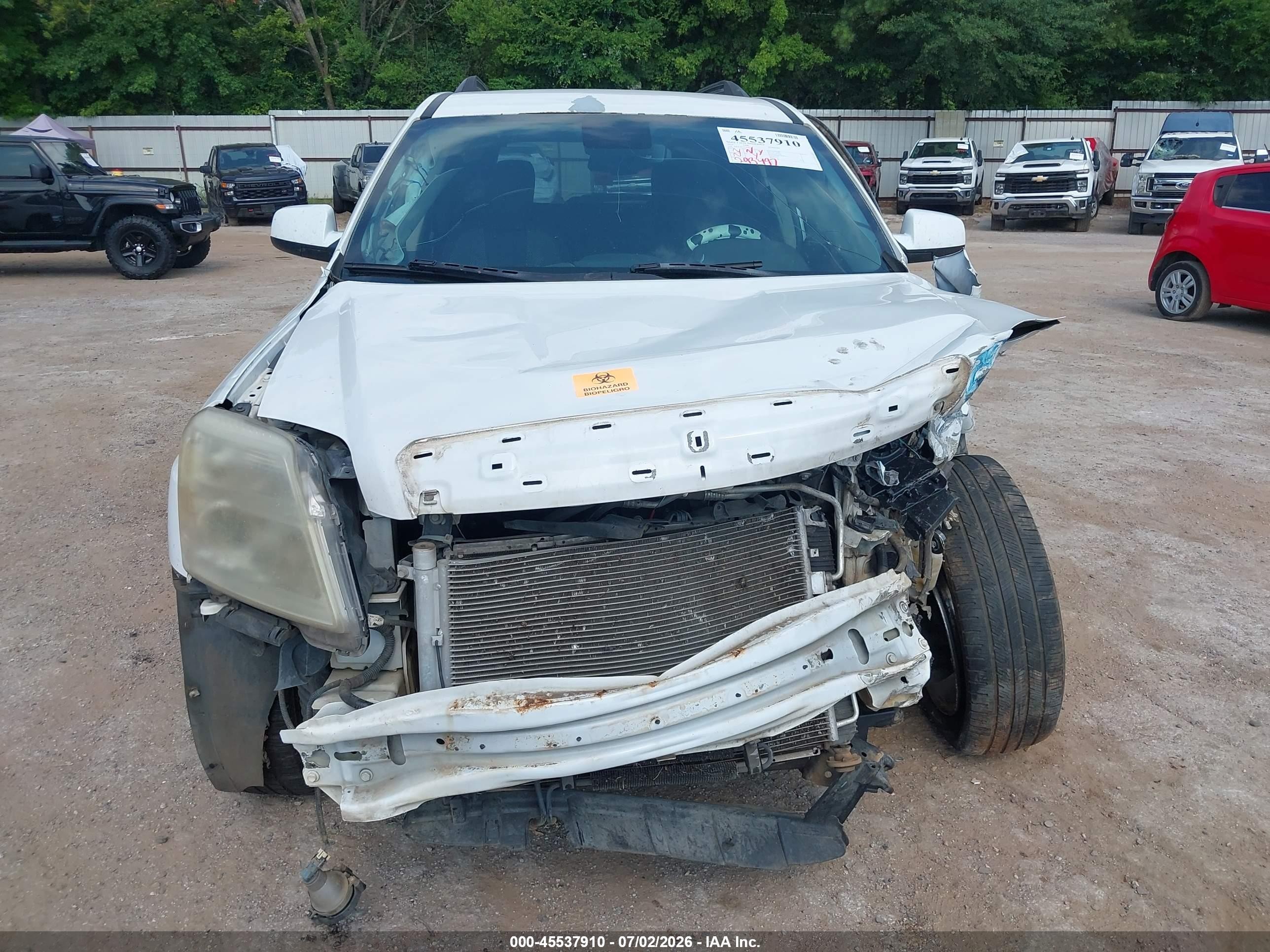2012 Gmc Terrain Sle-2 White vin: 2GKFLSE57C6182314