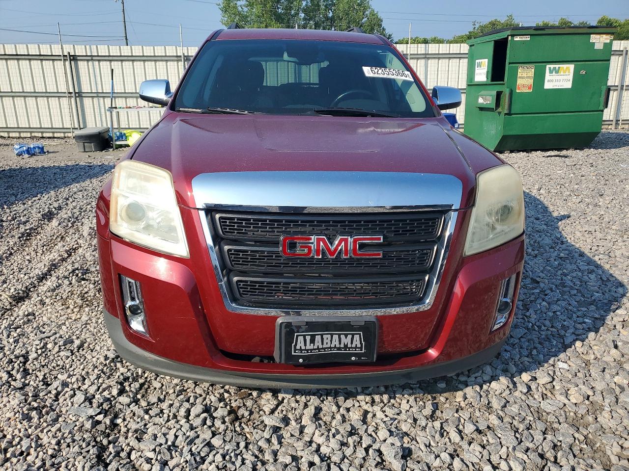 2012 Gmc Terrain Sle Burgundy vin: 2GKFLSE57C6346189
