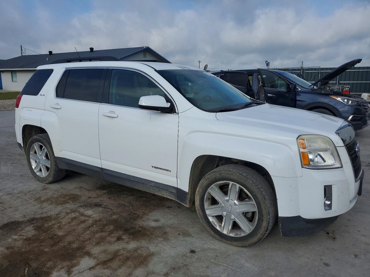 2012 Gmc Terrain Sle White vin: 2GKFLSE5XC6246071