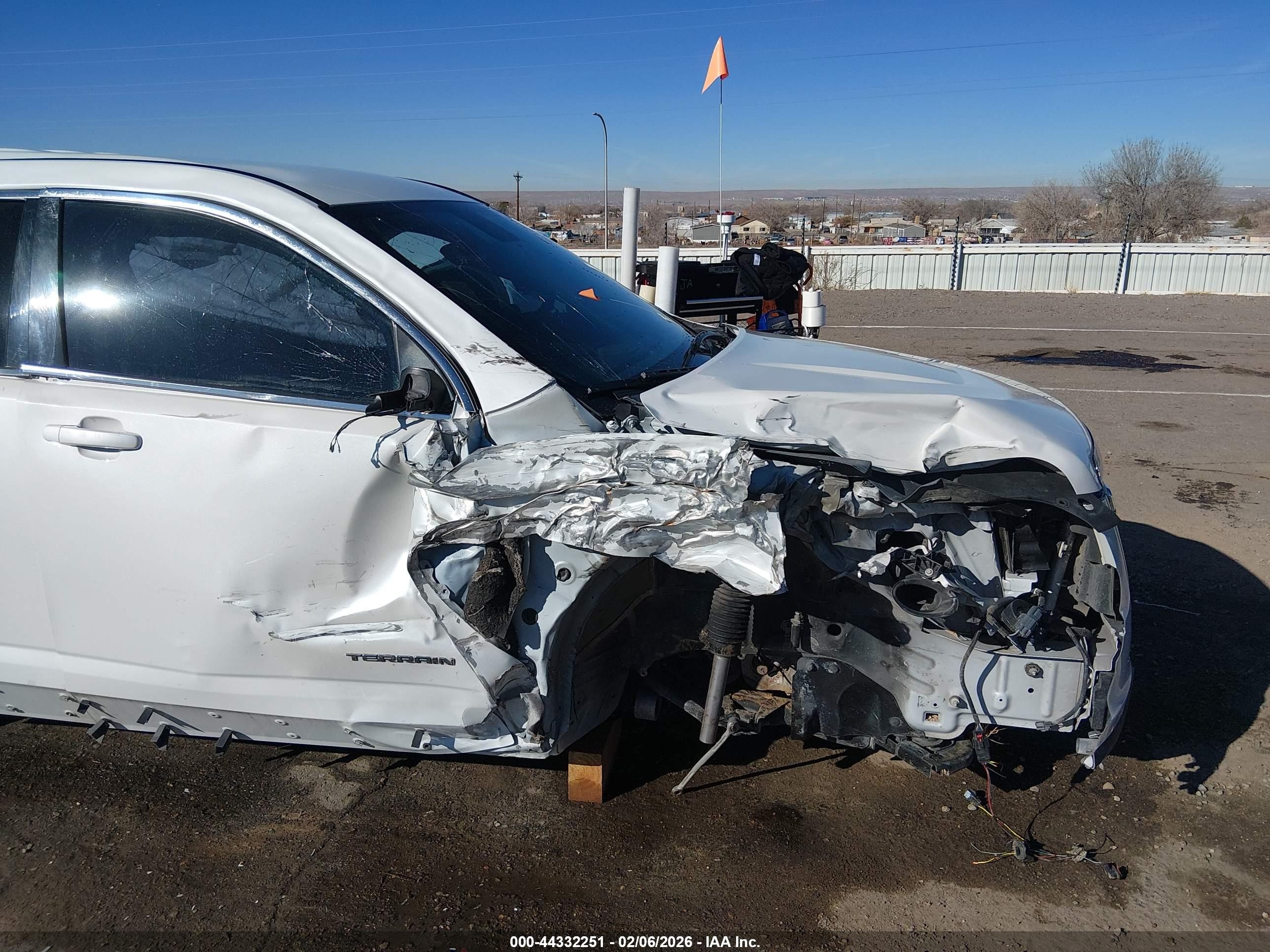 2017 Gmc Terrain Sle-1 White vin: 2GKFLSEK3H6122026