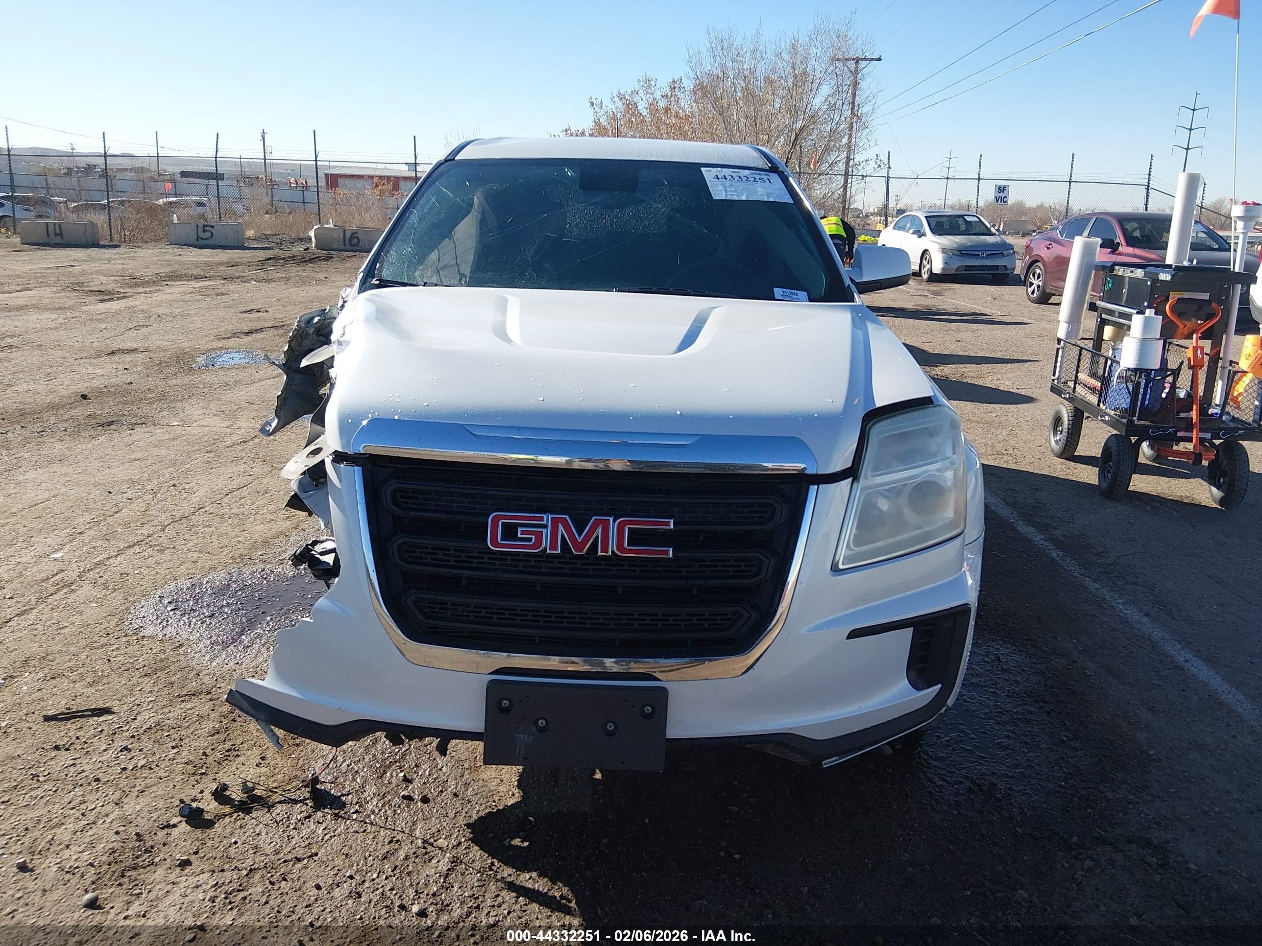 2017 Gmc Terrain Sle-1 White vin: 2GKFLSEK3H6122026