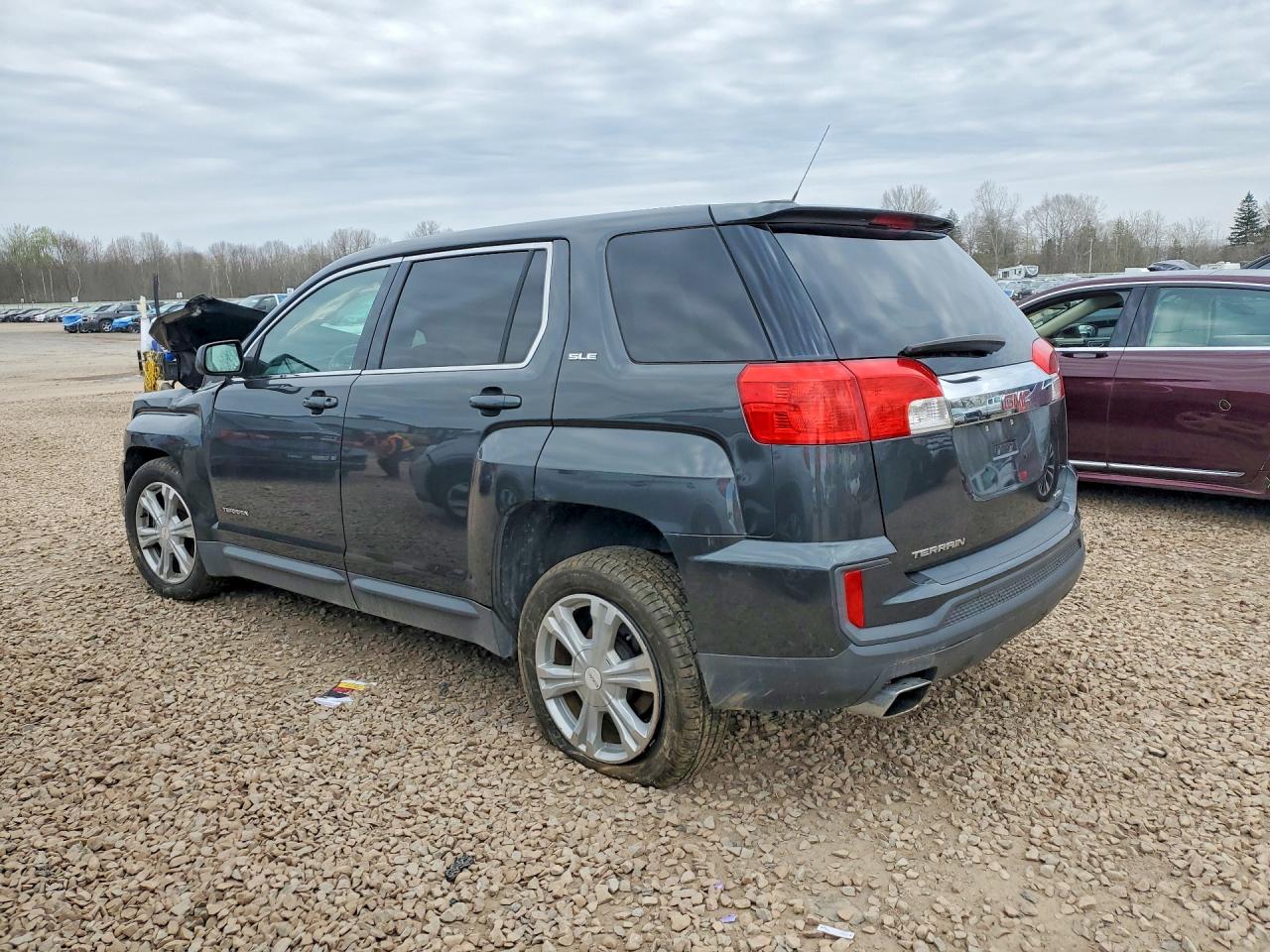 2017 Gmc Terrain Sle Угольный vin: 2GKFLSEK3H6353217