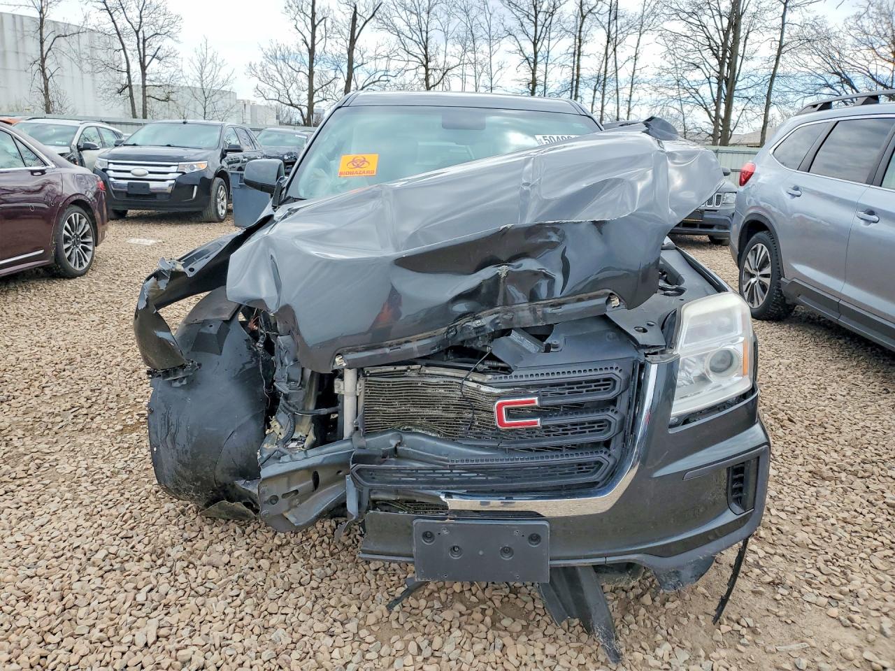 2017 Gmc Terrain Sle Угольный vin: 2GKFLSEK3H6353217