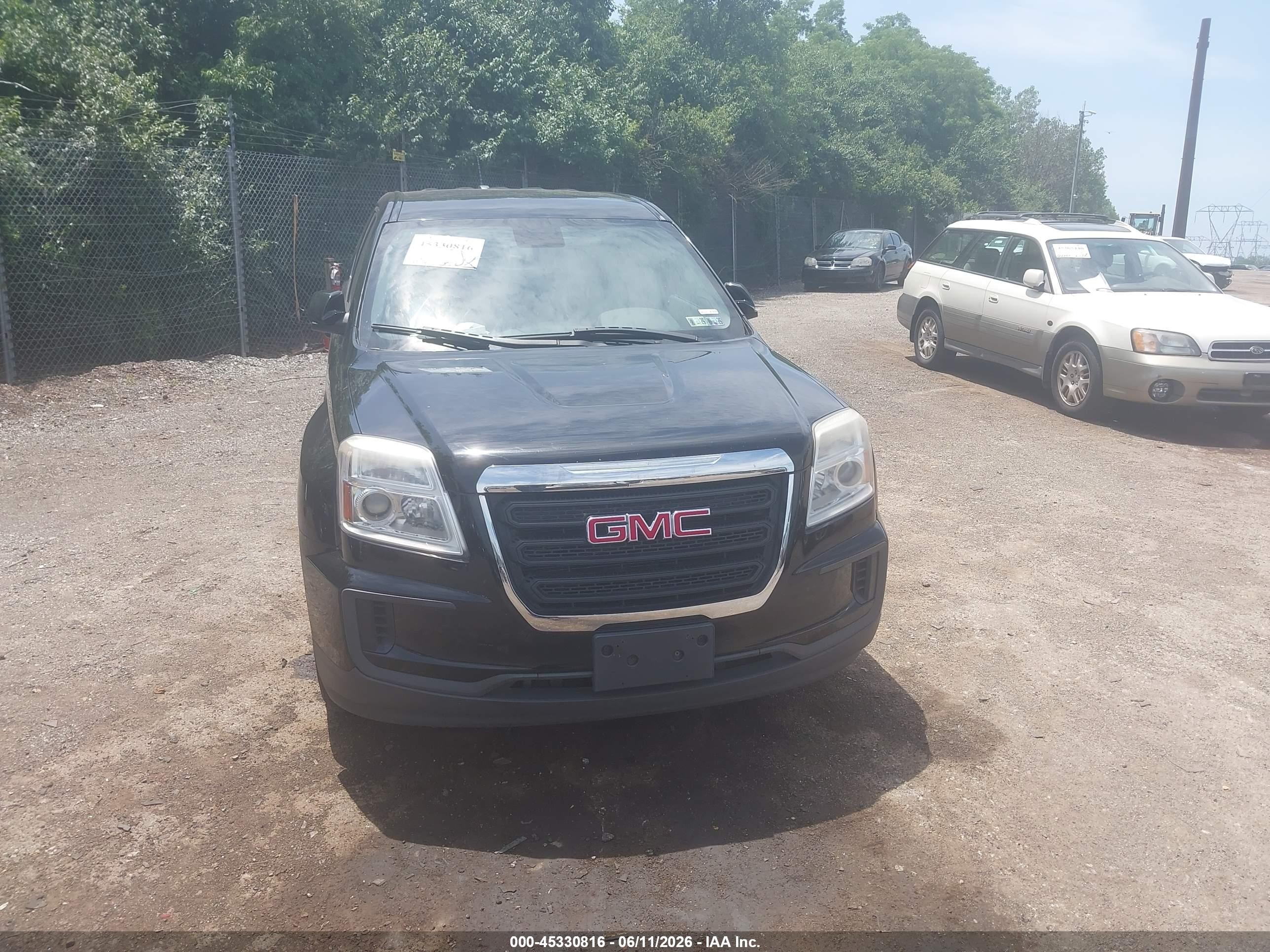 2017 Gmc Terrain Sle-1 Черный vin: 2GKFLSEK4H6123900