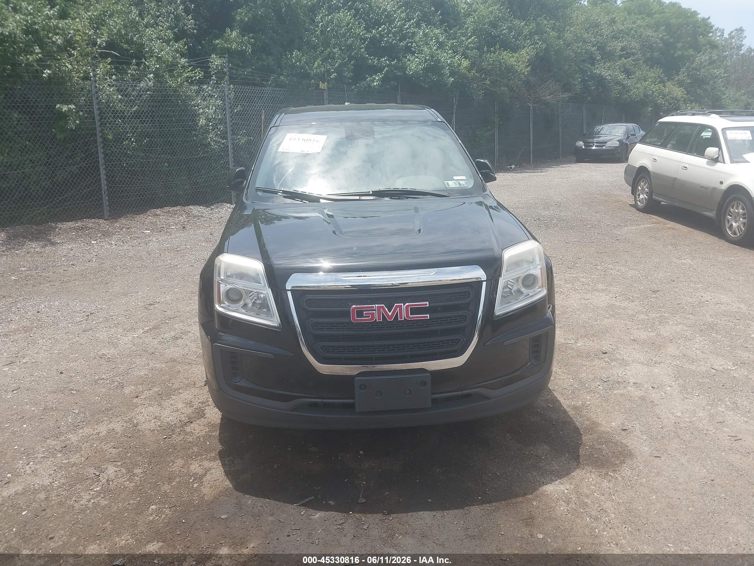 2017 Gmc Terrain Sle-1 Черный vin: 2GKFLSEK4H6123900