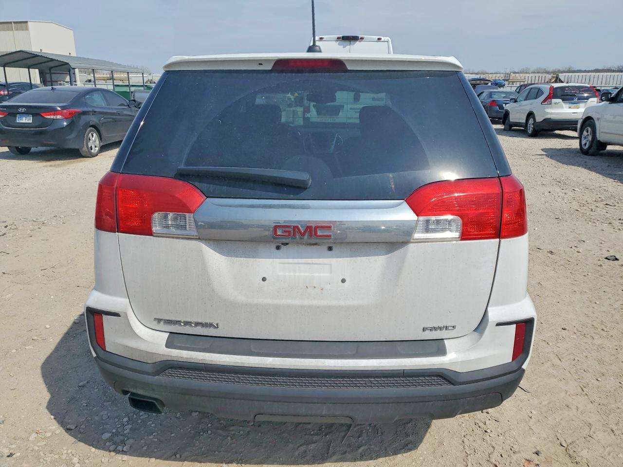 2017 Gmc Terrain Sle White vin: 2GKFLSEK4H6173454