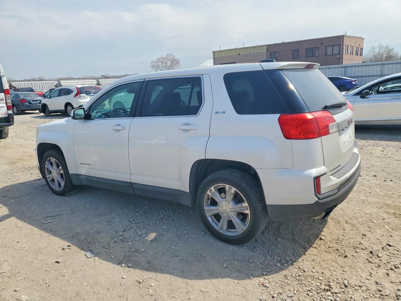 2017 Gmc Terrain Sle White vin: 2GKFLSEK4H6173454