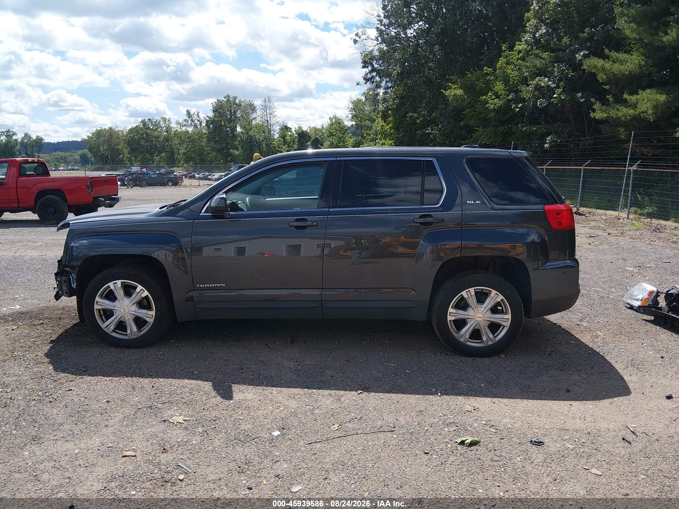 2017 Gmc Terrain Sle-1 Серый vin: 2GKFLSEK9H6244860