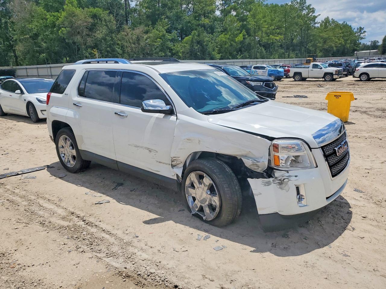 2014 Gmc Terrain Slt White vin: 2GKFLTE31E6172031