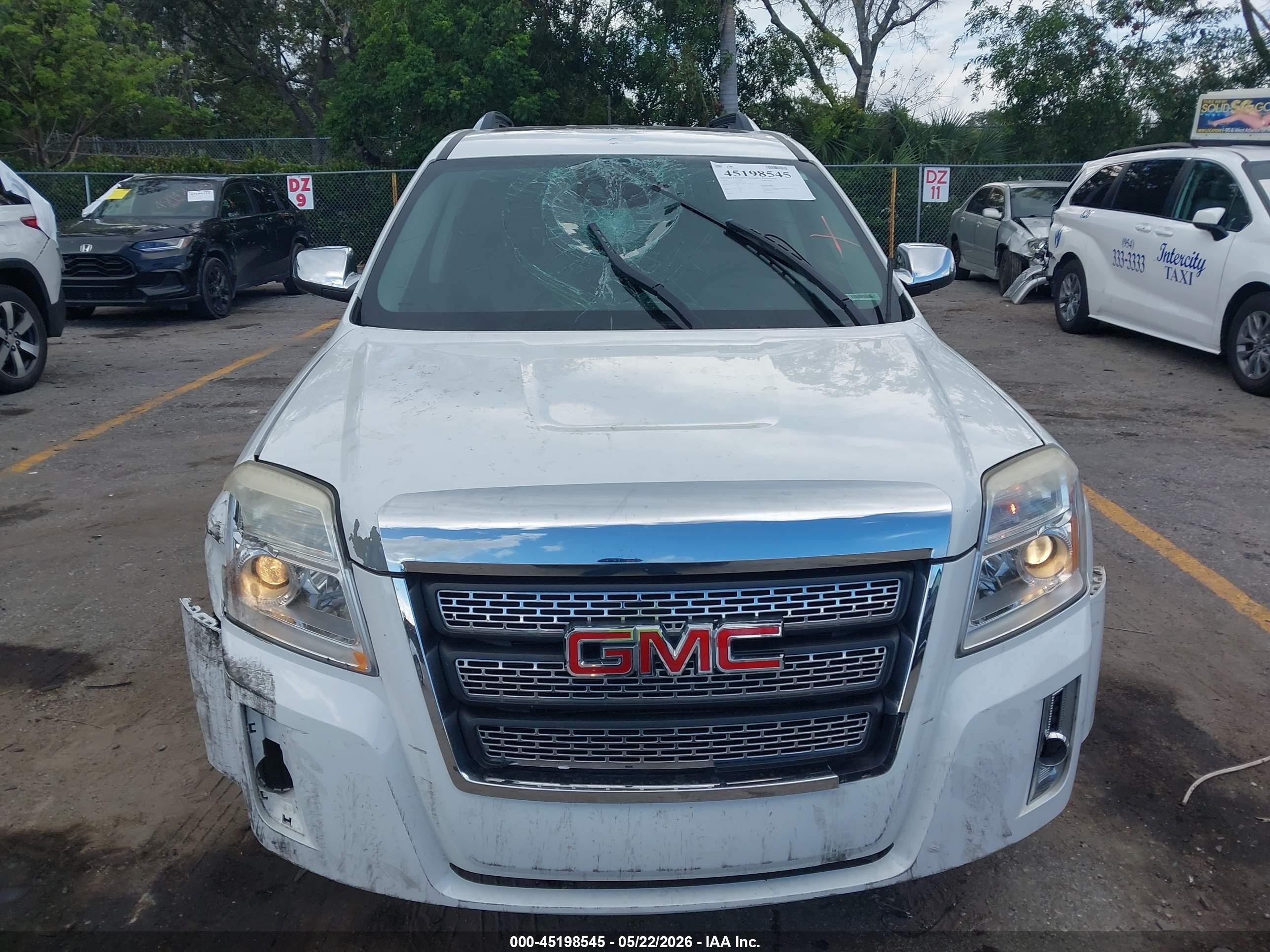 2014 Gmc Terrain Slt-2 Белый vin: 2GKFLTE32E6138261