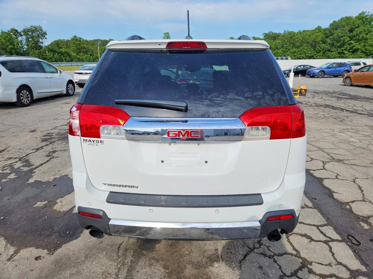 2015 Gmc Terrain Slt White vin: 2GKFLTE32F6300603