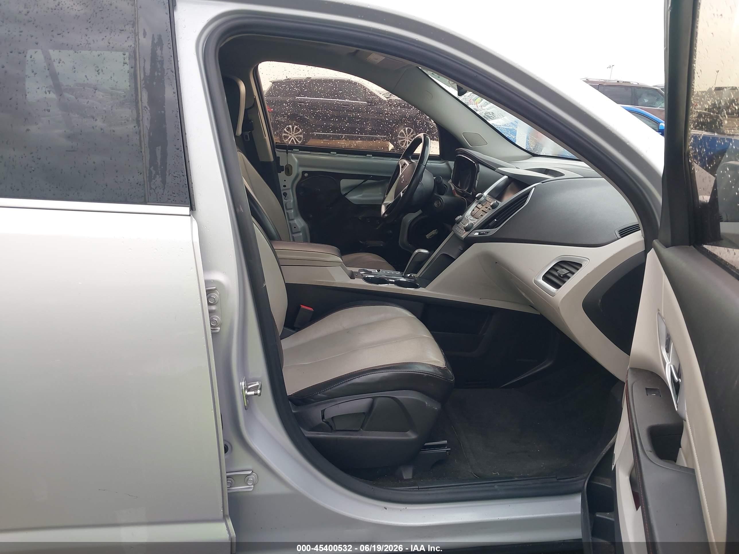 2015 Gmc Terrain Slt-2 Серебряный vin: 2GKFLTE32F6357724