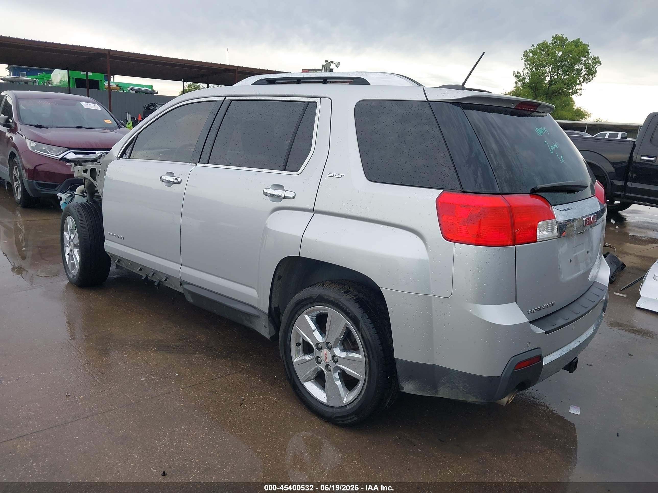 2015 Gmc Terrain Slt-2 Серебряный vin: 2GKFLTE32F6357724