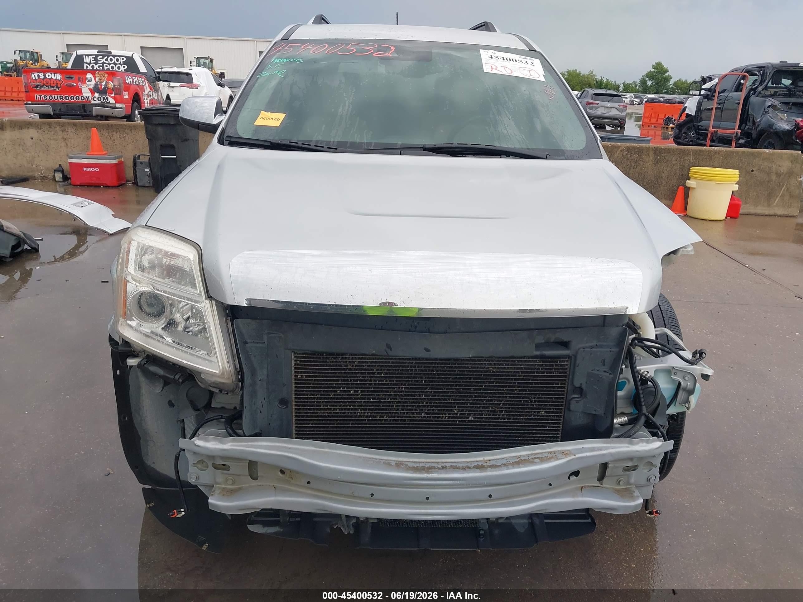 2015 Gmc Terrain Slt-2 Серебряный vin: 2GKFLTE32F6357724