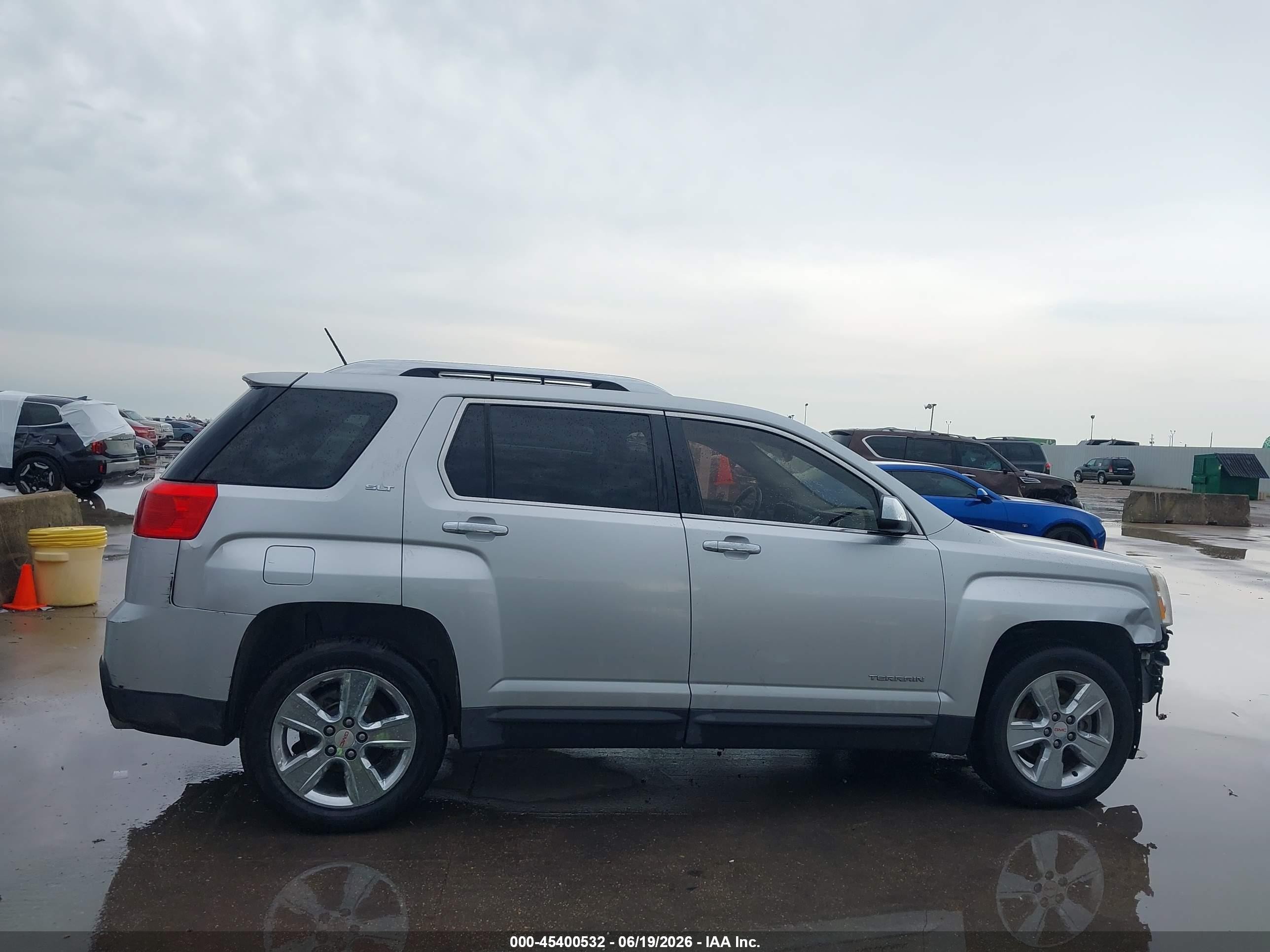 2015 Gmc Terrain Slt-2 Серебряный vin: 2GKFLTE32F6357724