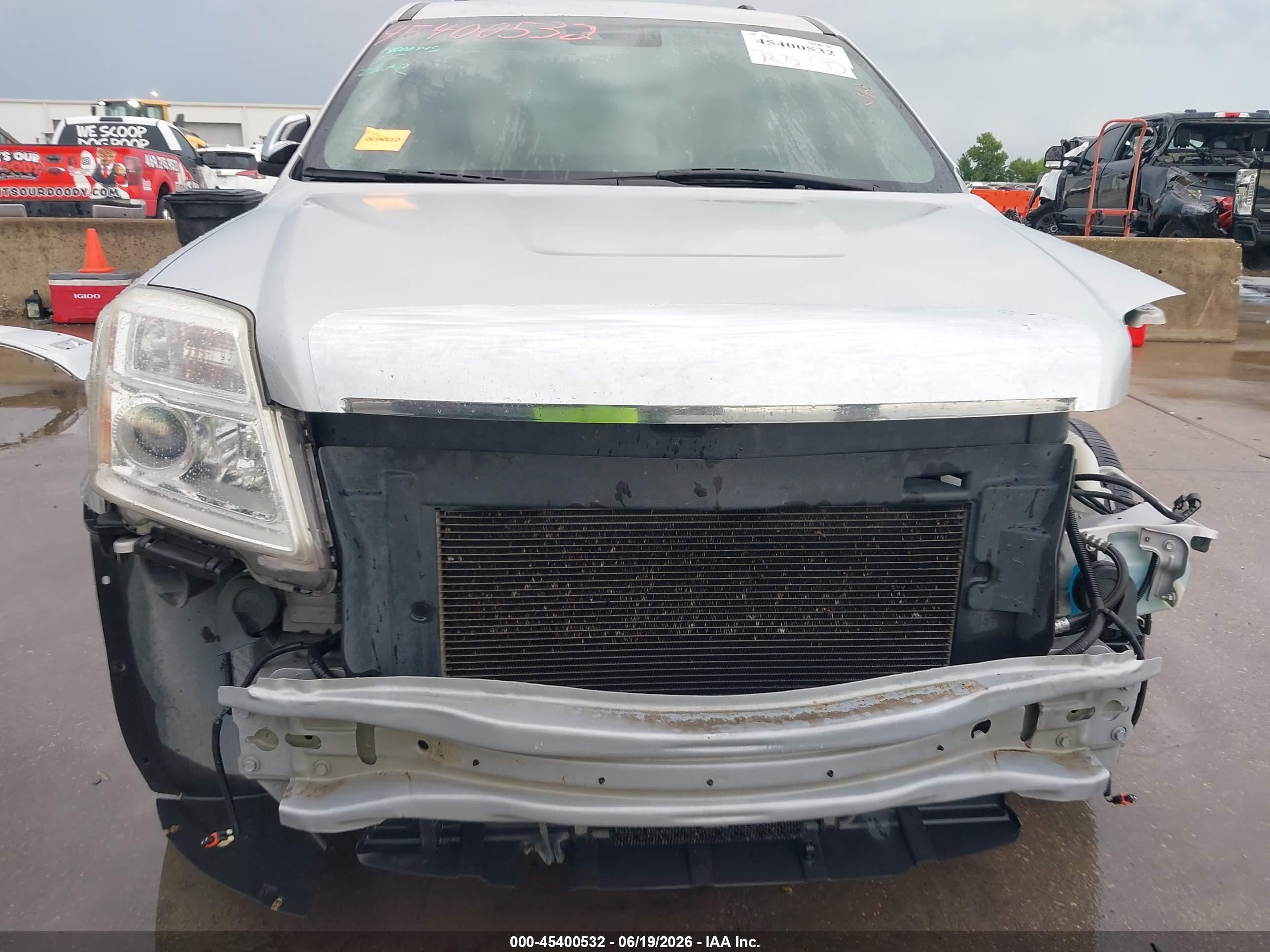 2015 Gmc Terrain Slt-2 Серебряный vin: 2GKFLTE32F6357724