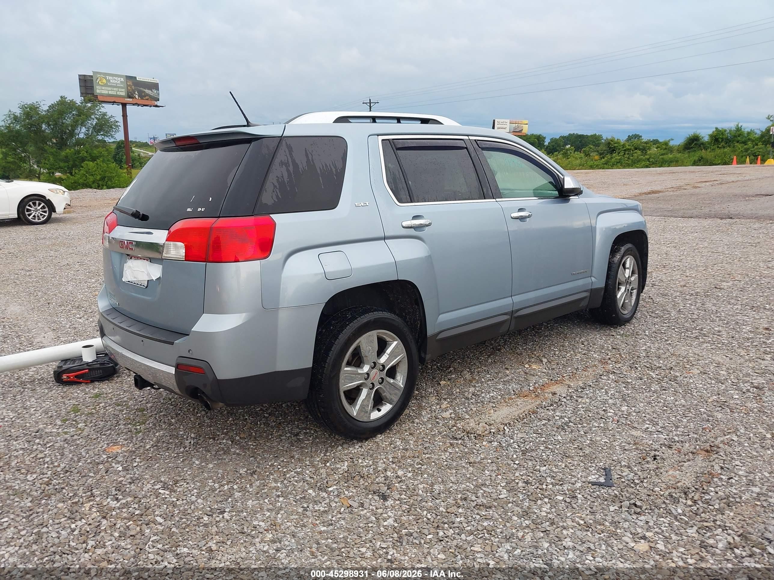2014 Gmc Terrain Slt-2 Light Blue vin: 2GKFLTE33E6259297