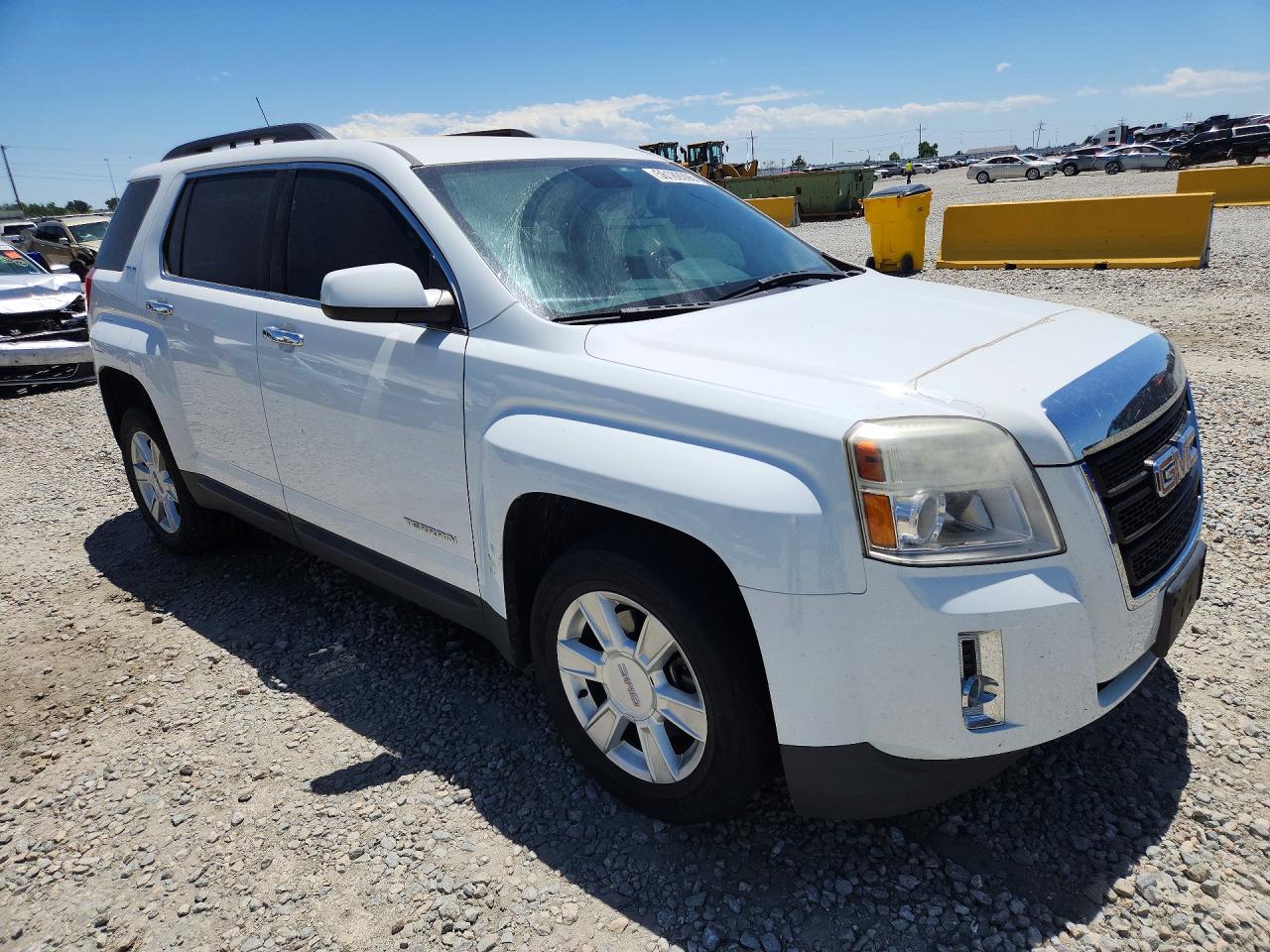 2013 Gmc Terrain Sle White vin: 2GKFLTE34D6134078