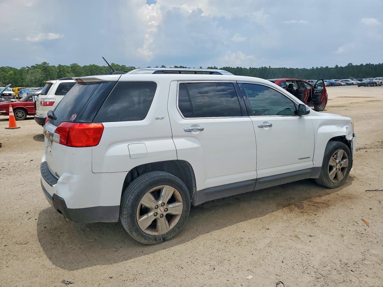 2015 Gmc Terrain Slt White vin: 2GKFLTE34F6272447