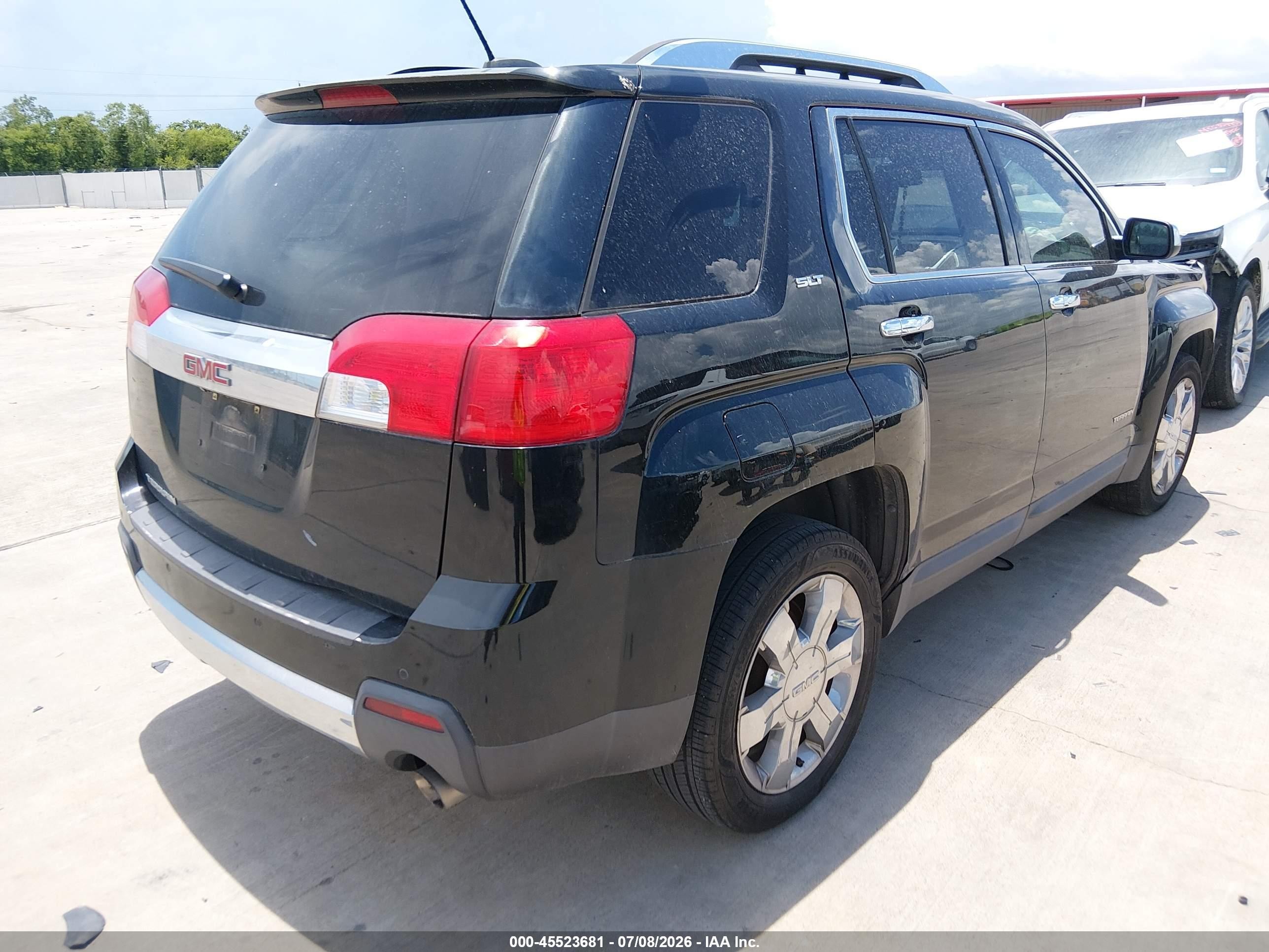 2015 Gmc Terrain Slt-2 Black vin: 2GKFLTE34F6409712