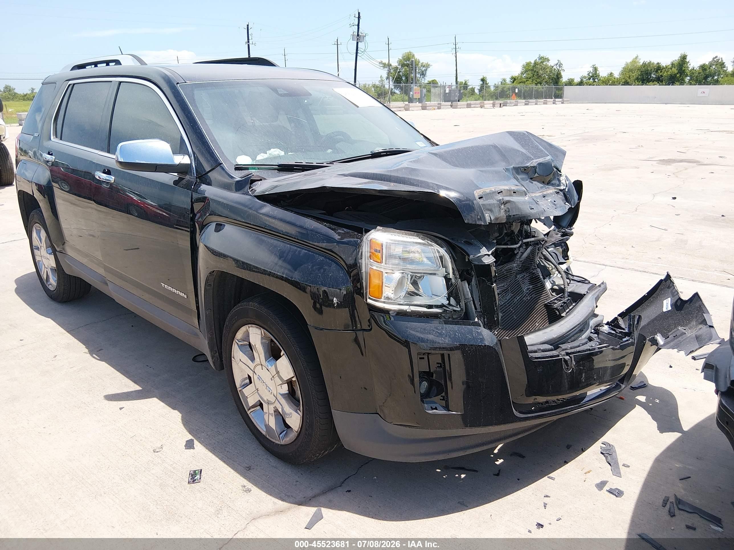 2015 Gmc Terrain Slt-2 Black vin: 2GKFLTE34F6409712