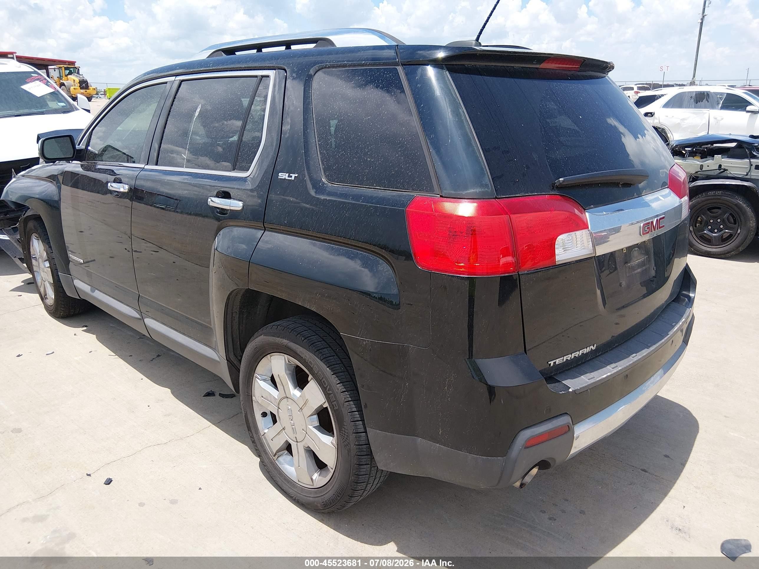 2015 Gmc Terrain Slt-2 Black vin: 2GKFLTE34F6409712