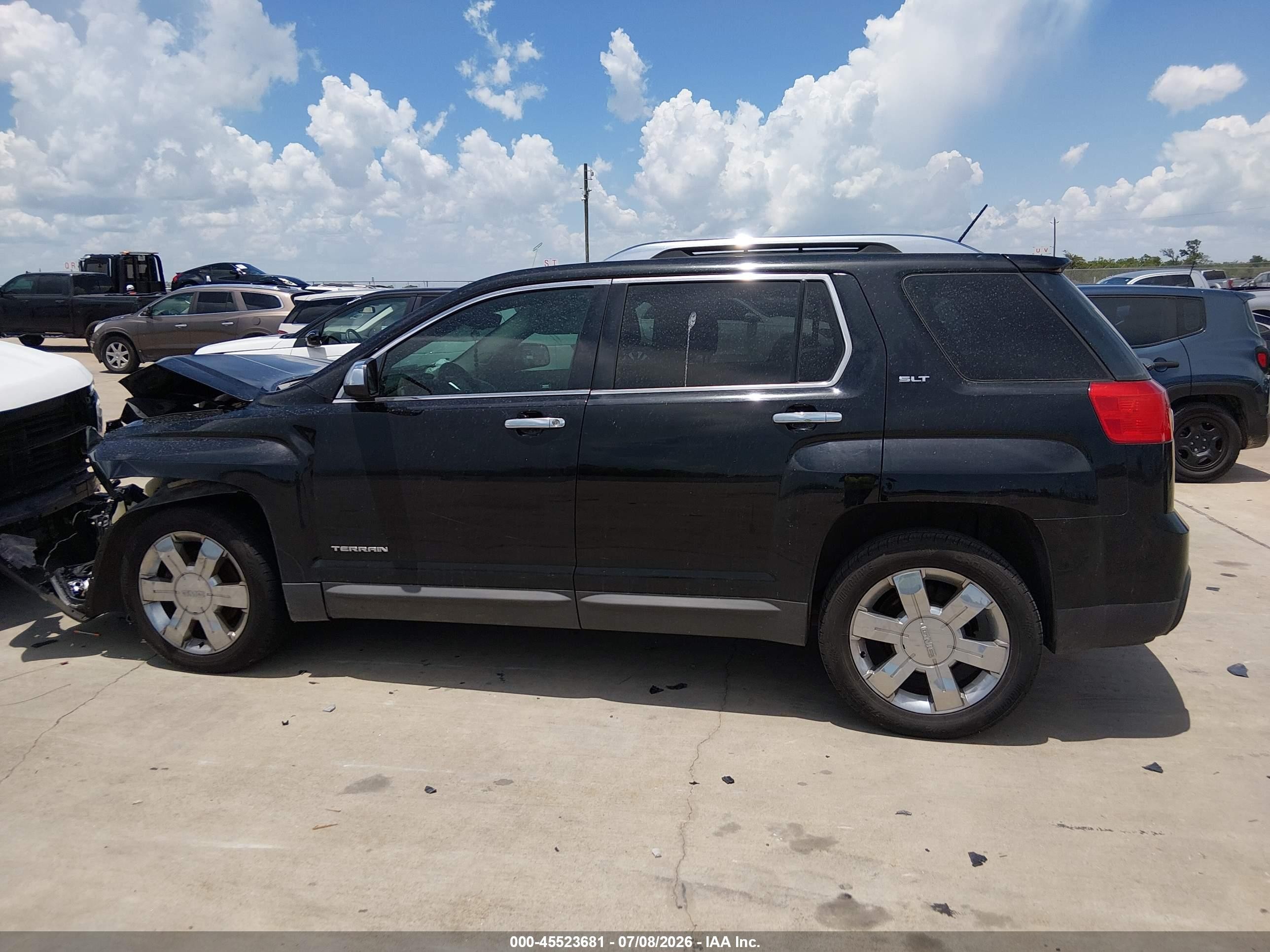 2015 Gmc Terrain Slt-2 Black vin: 2GKFLTE34F6409712