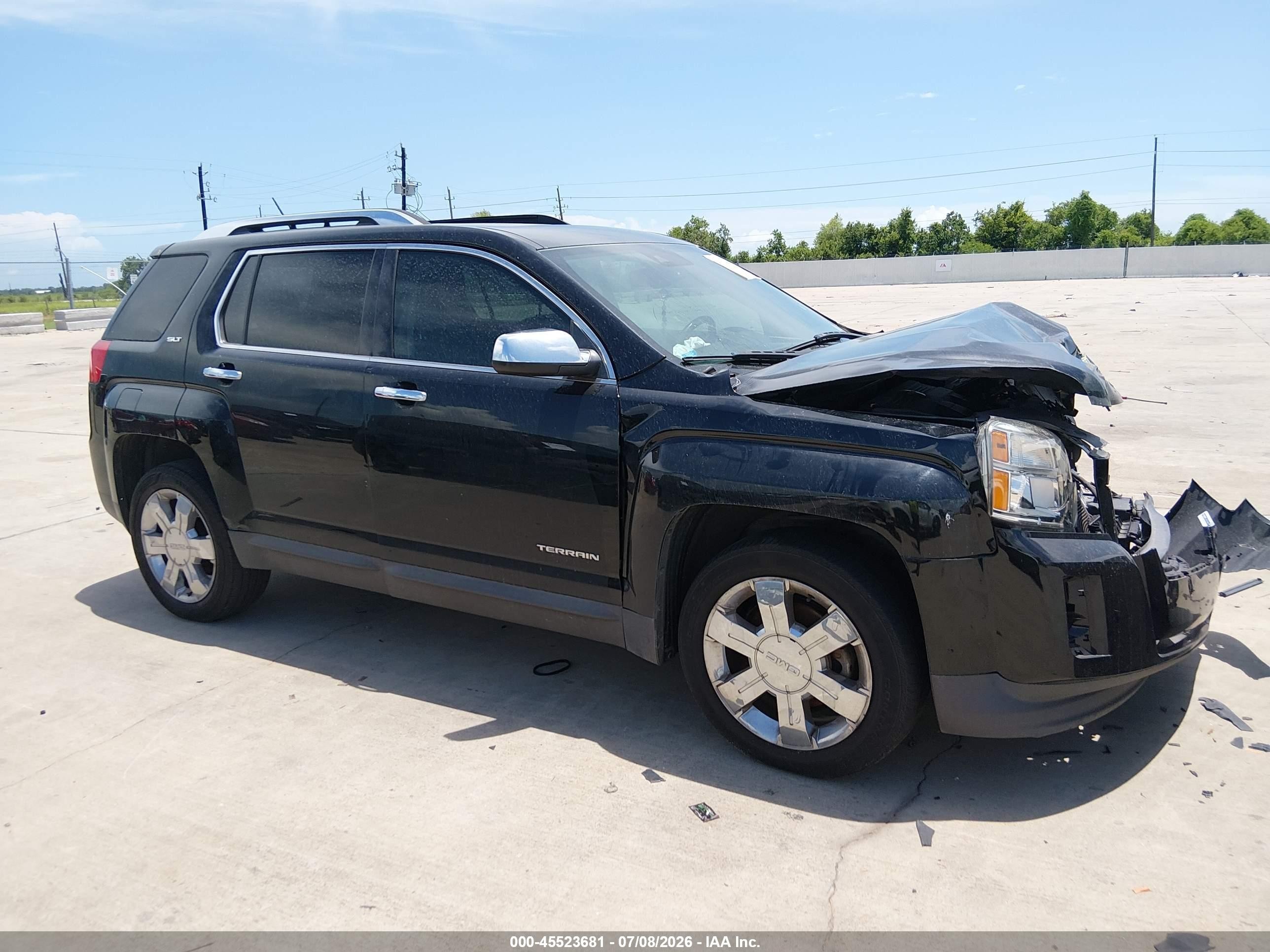 2015 Gmc Terrain Slt-2 Black vin: 2GKFLTE34F6409712