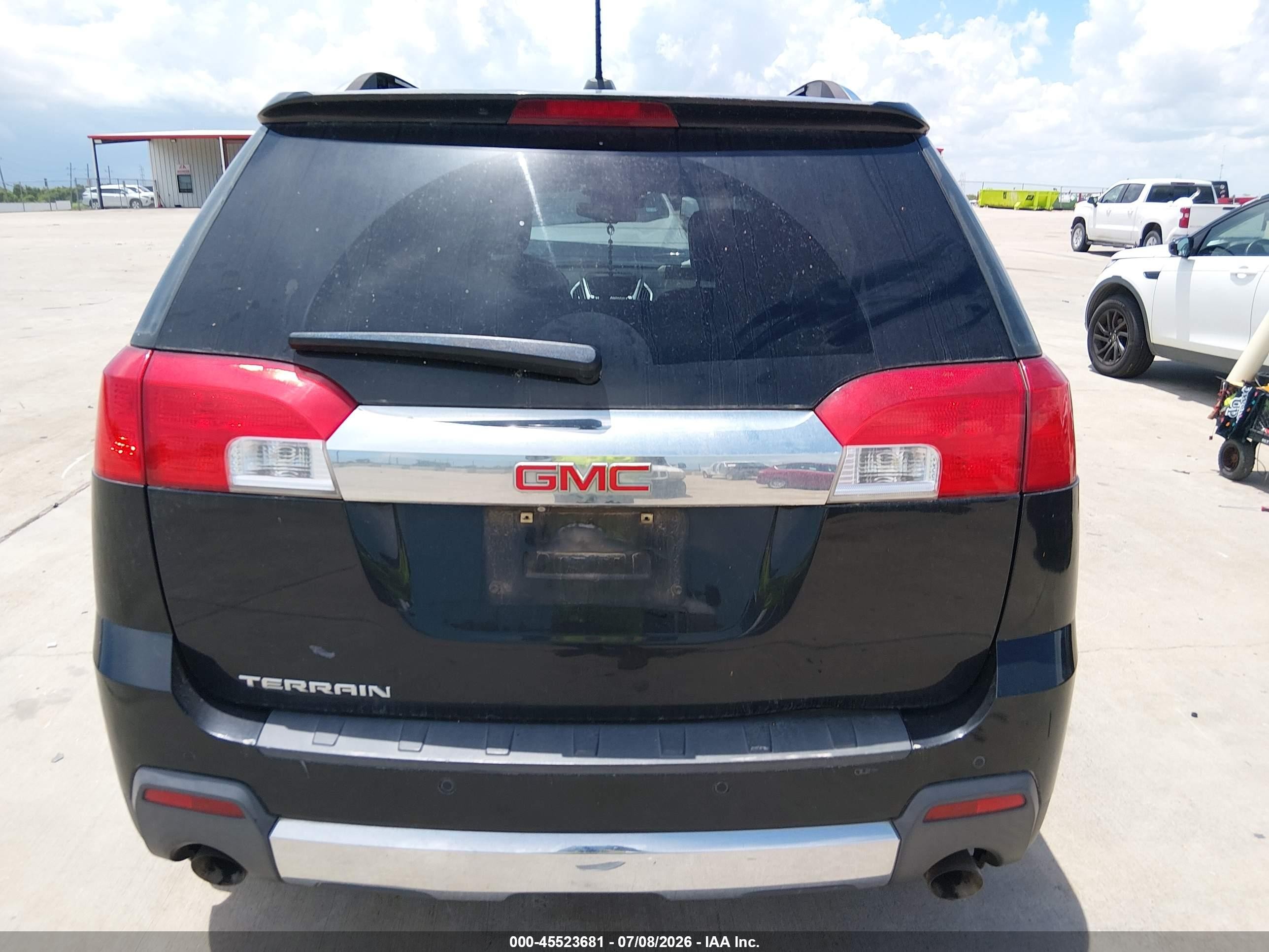 2015 Gmc Terrain Slt-2 Black vin: 2GKFLTE34F6409712