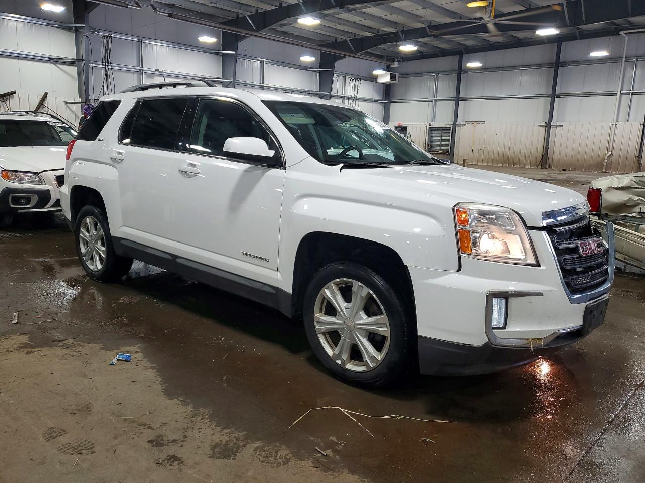 2017 Gmc Terrain Sle White vin: 2GKFLTE34H6324582