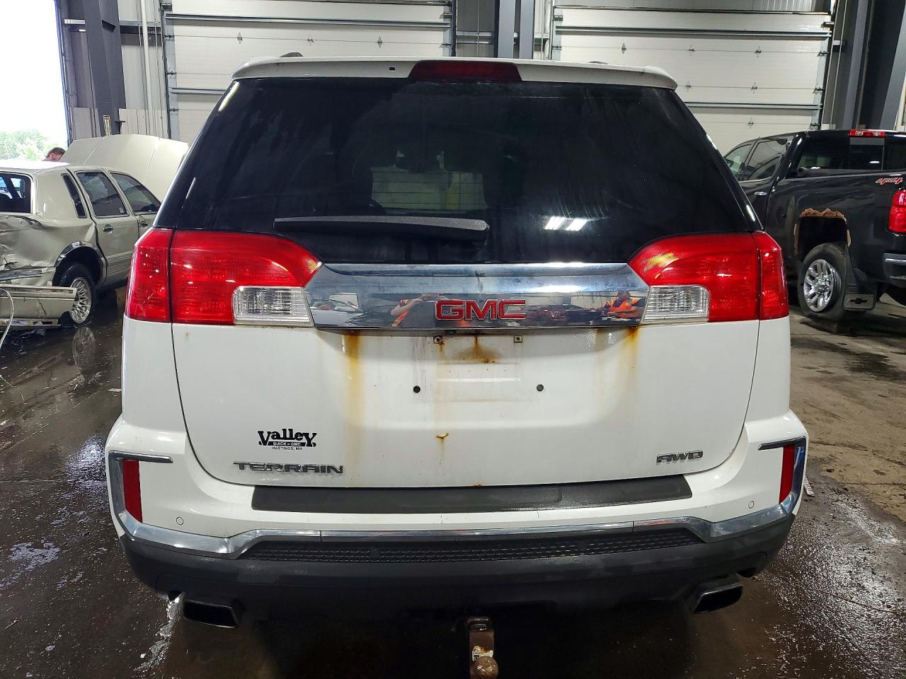 2017 Gmc Terrain Sle White vin: 2GKFLTE34H6324582