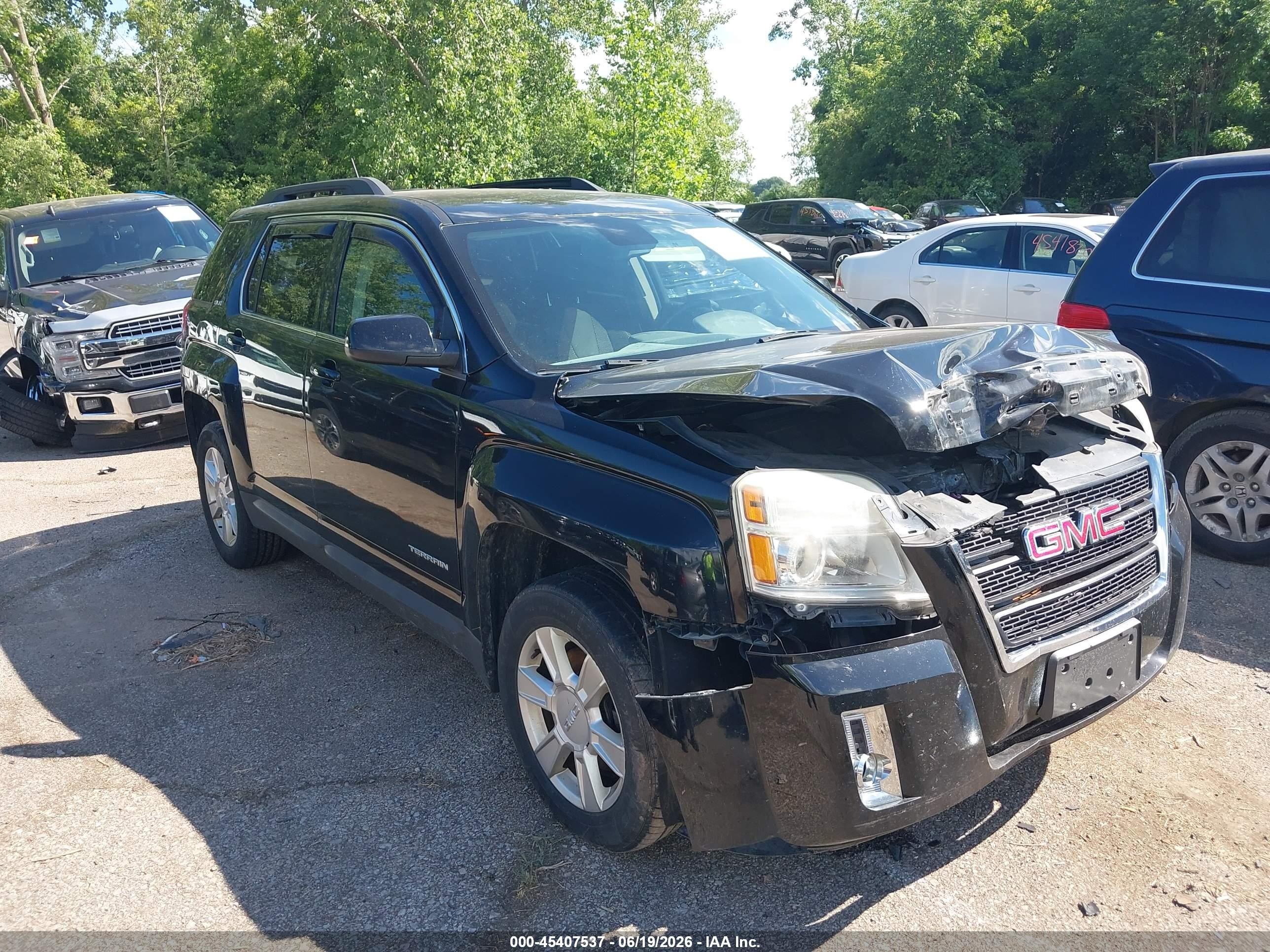 2013 Gmc Terrain Sle-2 Черный vin: 2GKFLTE35D6419808