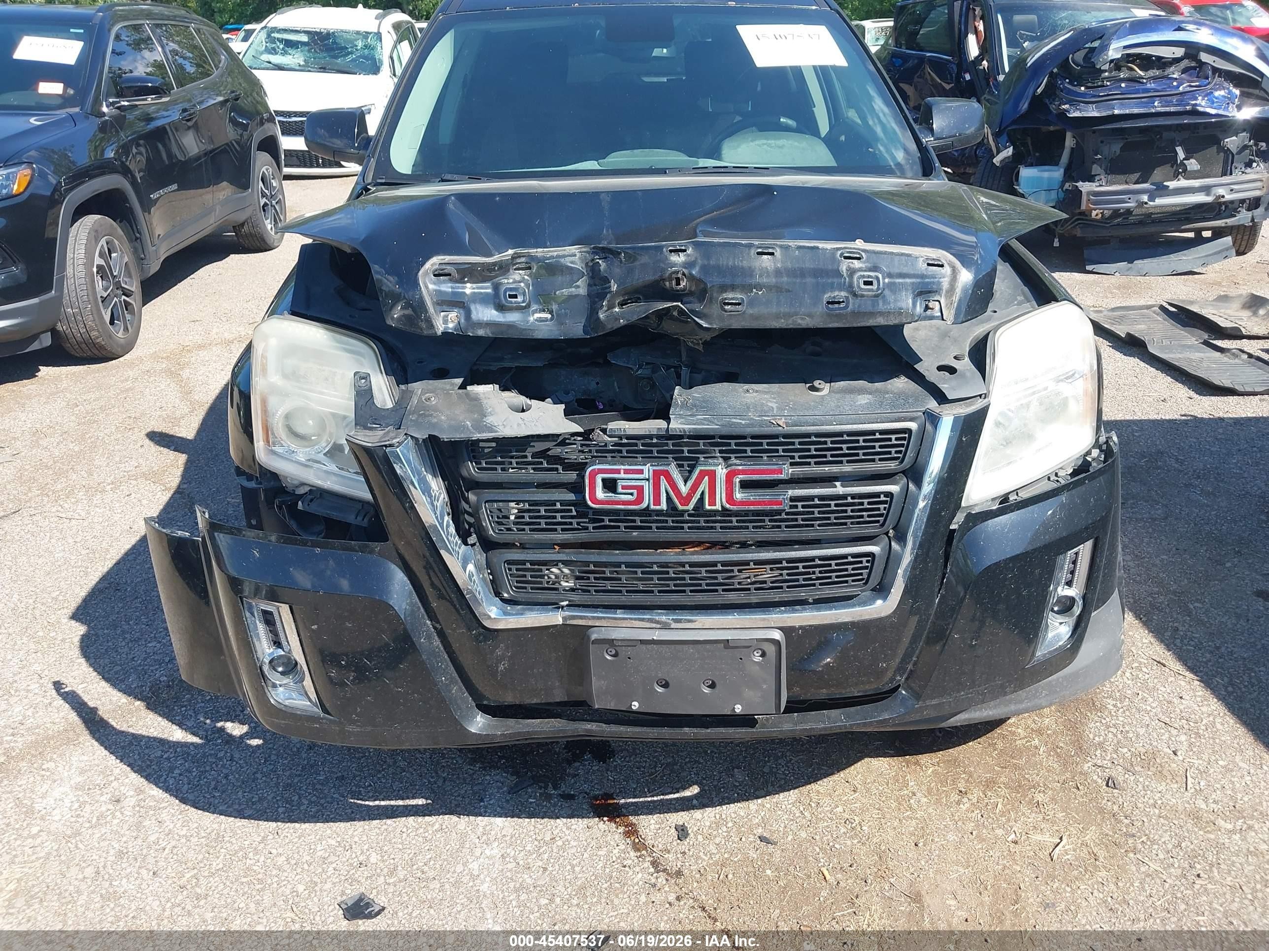 2013 Gmc Terrain Sle-2 Black vin: 2GKFLTE35D6419808
