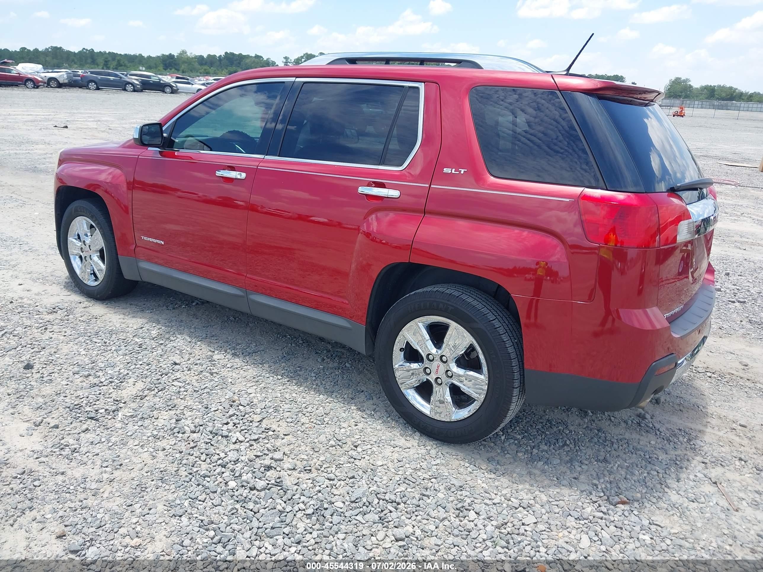 2014 Gmc Terrain Slt-2 Red vin: 2GKFLTE35E6229458