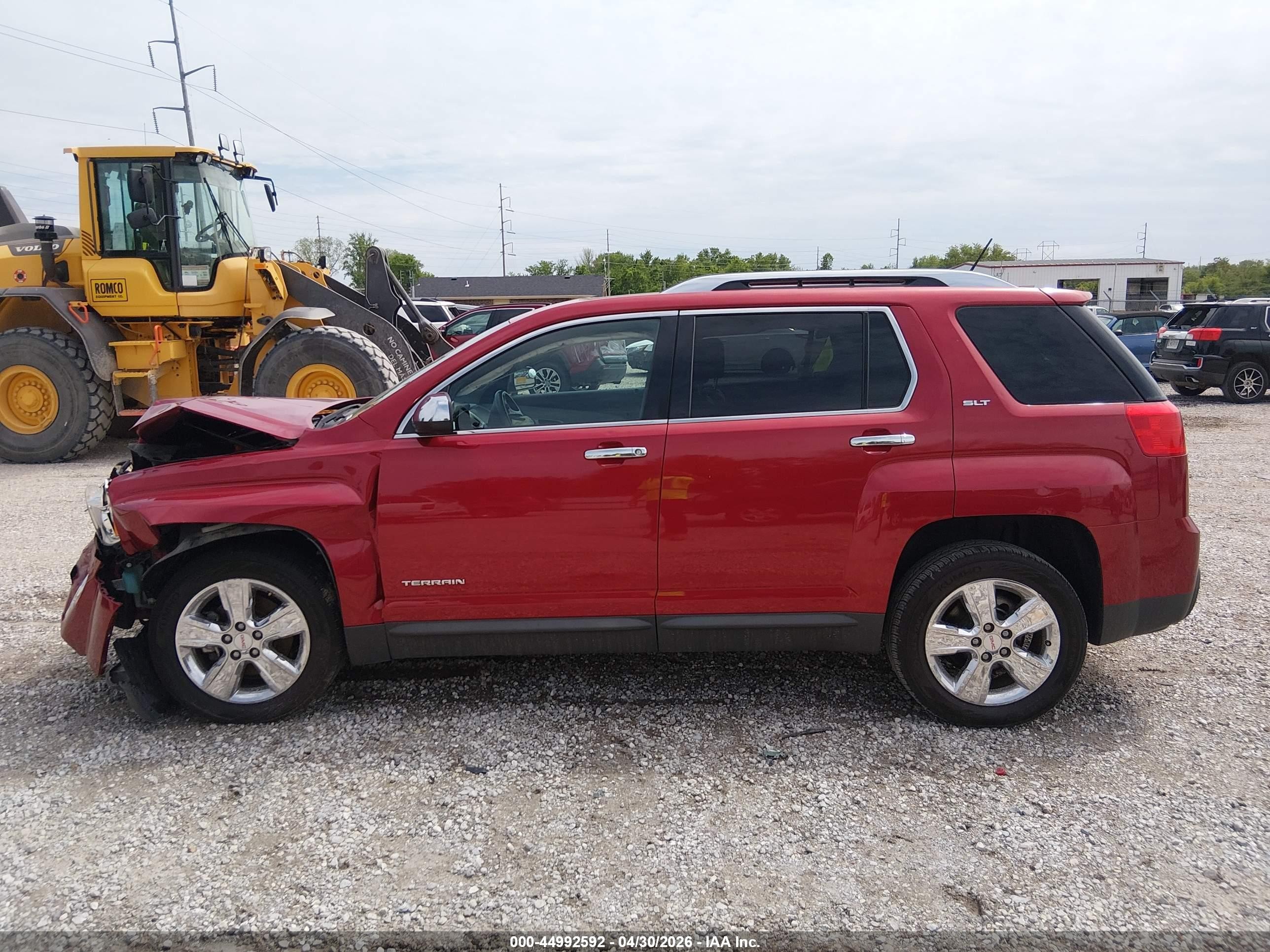 2015 Gmc Terrain Slt-2 Red vin: 2GKFLTE35F6274112