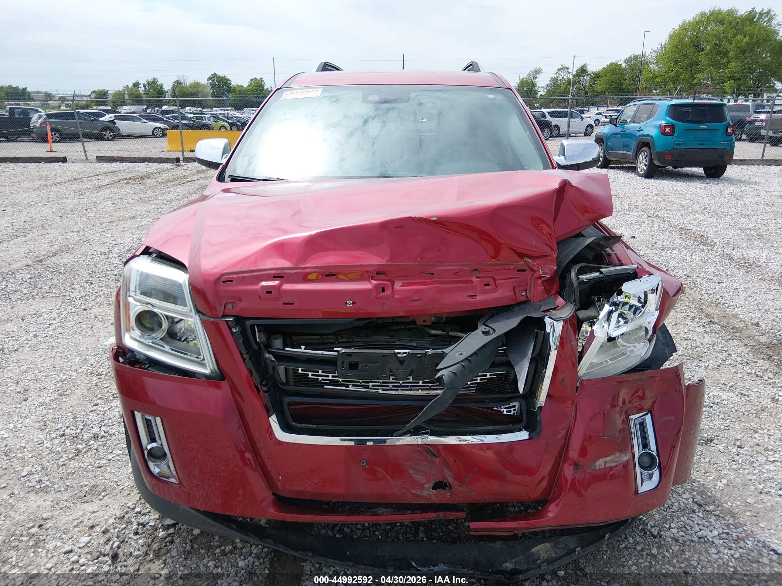 2015 Gmc Terrain Slt-2 Red vin: 2GKFLTE35F6274112