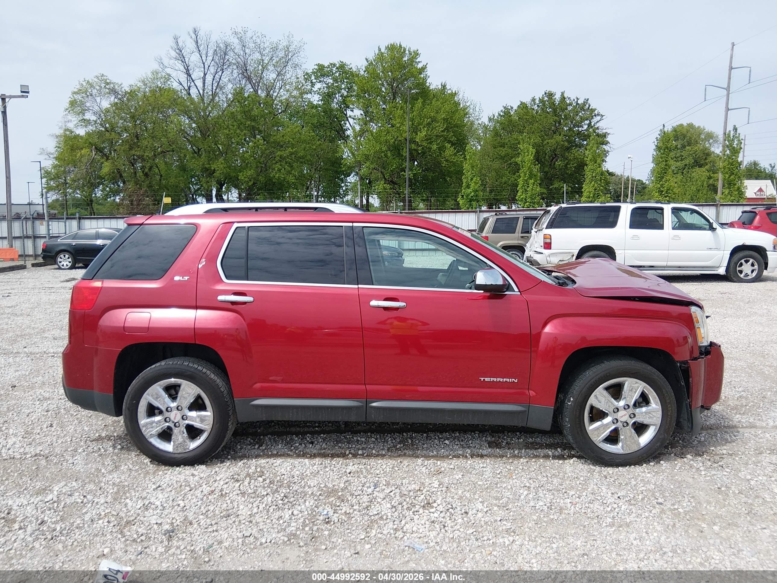 2015 Gmc Terrain Slt-2 Red vin: 2GKFLTE35F6274112